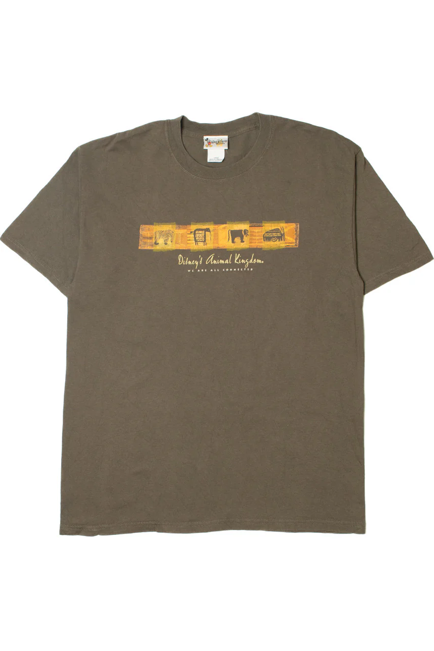 Disney Animal Kingdom "We Are All Connected" T-Shirt (2000s) - Image 2