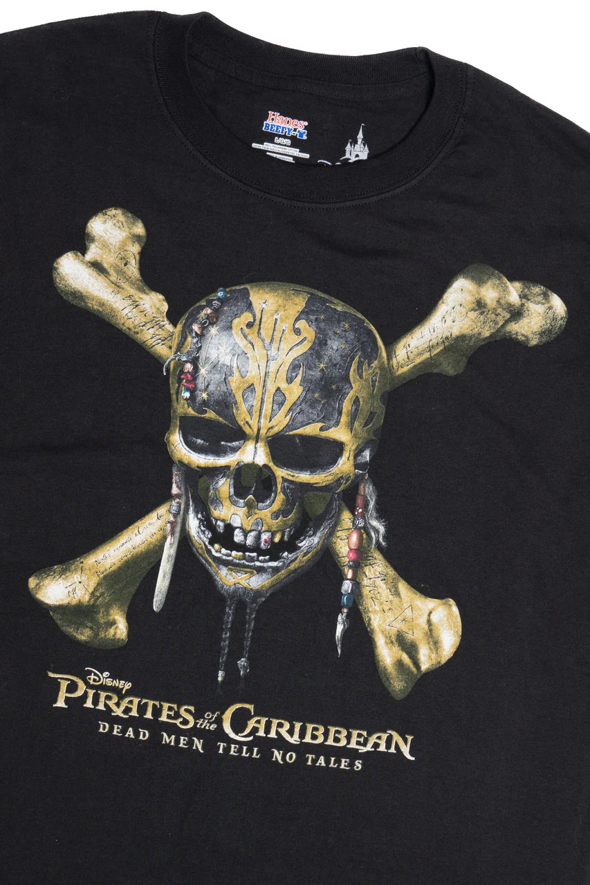 Disney Pirates Of The Caribbean Dead Men Tell No Tales T-Shirt NWT - Image 2