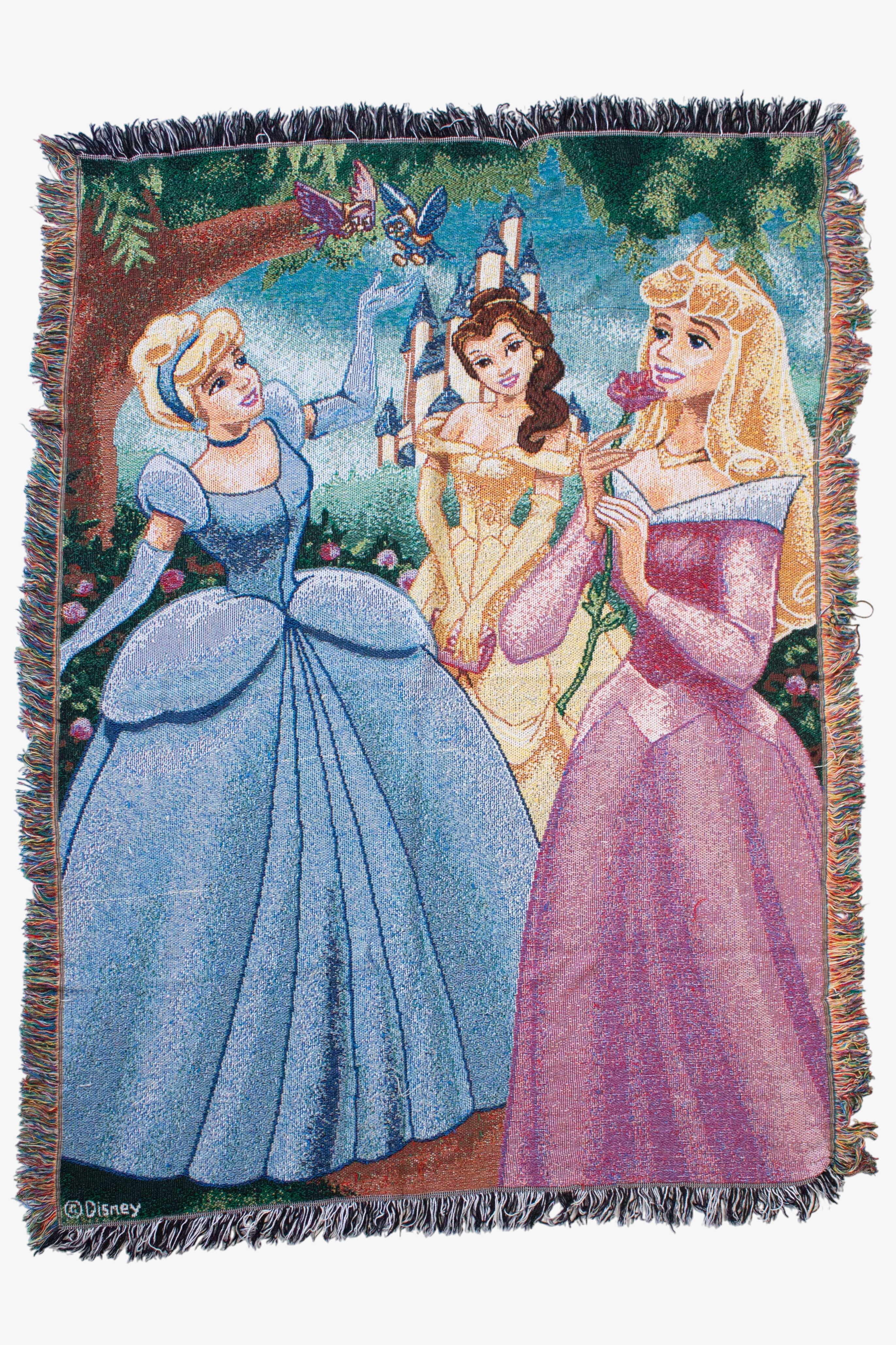 Disney Princess Tapestry Blanket (2000s)