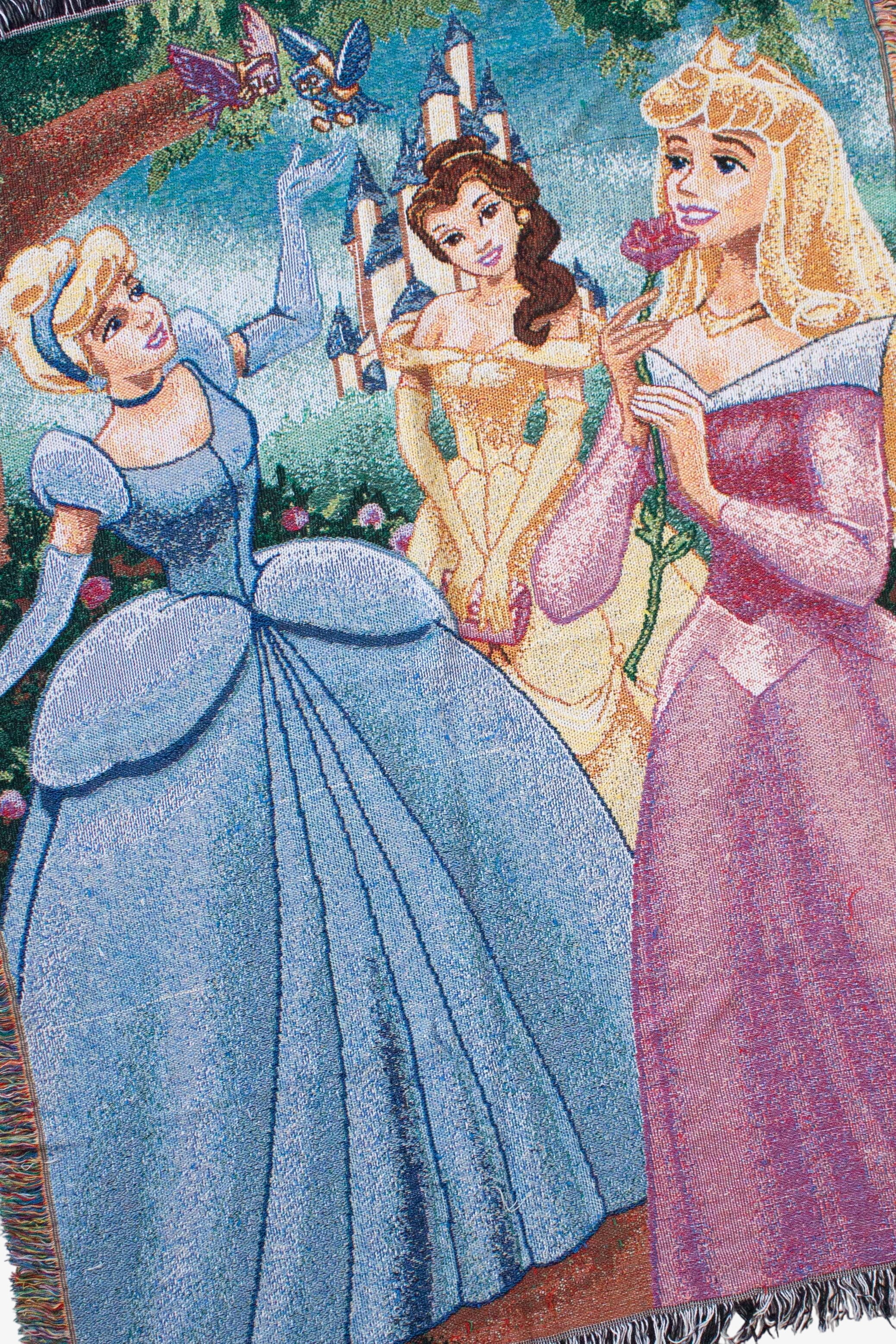 Disney Princess Tapestry Blanket (2000s) - Image 2