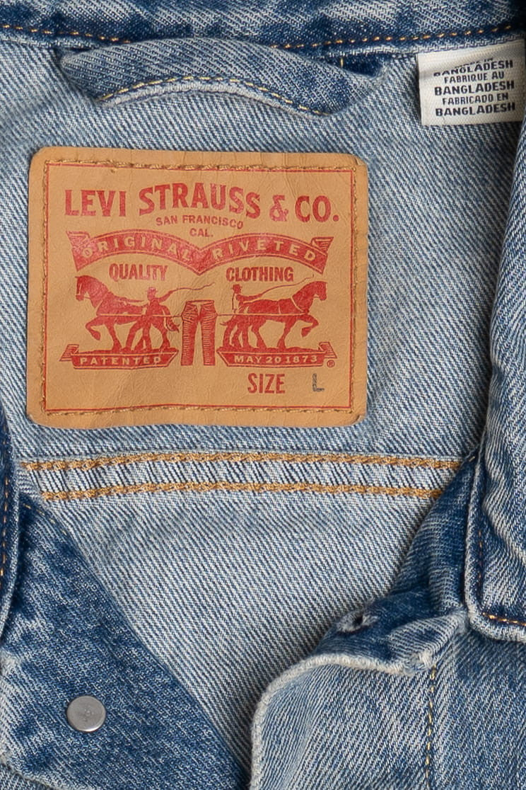 Distressed Levi's Denim Jacket 1576 - Image 5