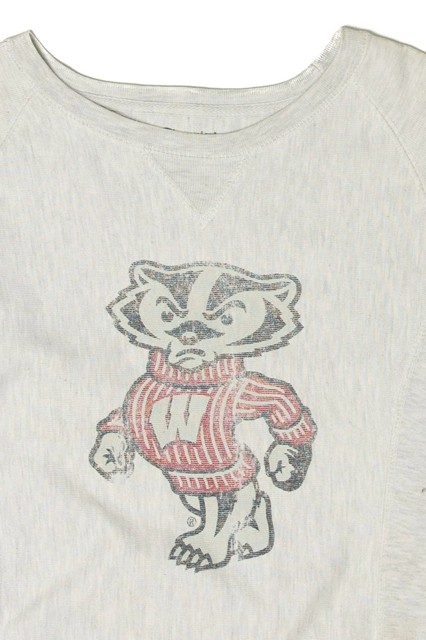 Distressed Wisconsin Badgers Sweatshirt (2010s) - Image 2