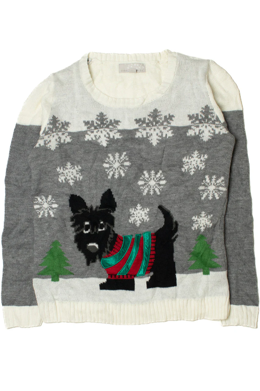 Dog With Sweater Ugly Christmas Pullover 61683 - Image 2
