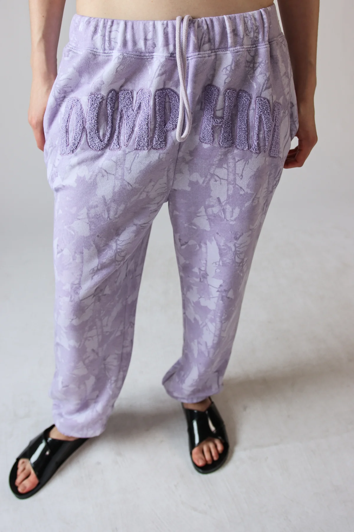 Dump Him Woodland Print Joggers - Image 7