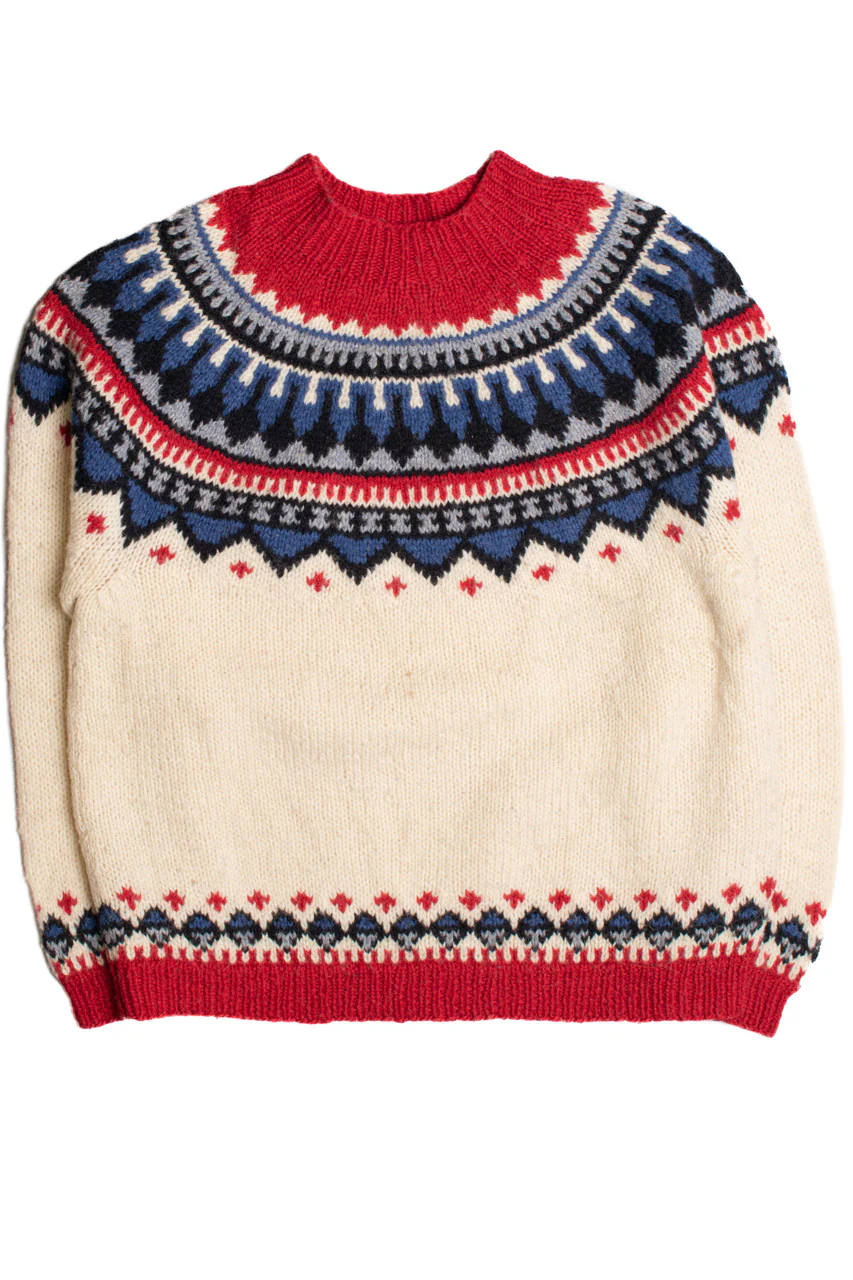 Eddie Bauer Fair Isle Sweater 1058 - Image 2