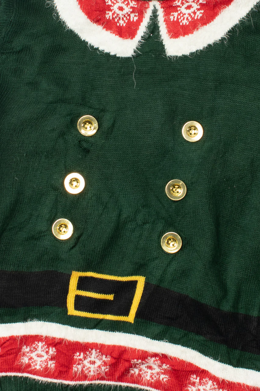 Elf Costume Ugly Christmas Pullover 61695 - Image 2