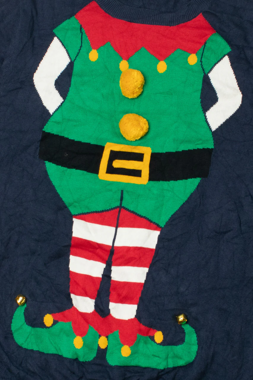 Elf Outfit Ugly Christmas Pullover 61680 - Image 2