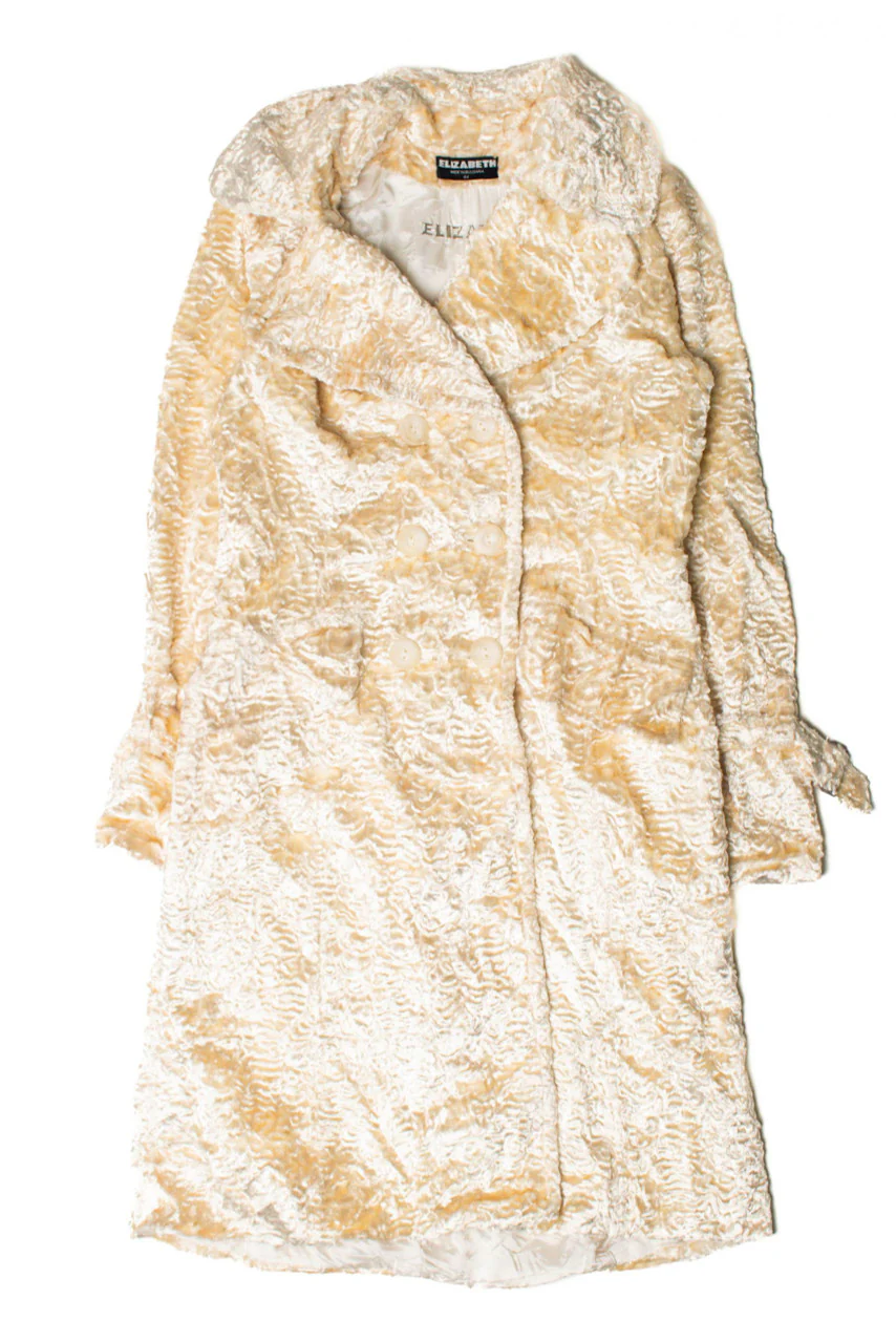 Elizabeth Long Faux Fur Coat - Image 3