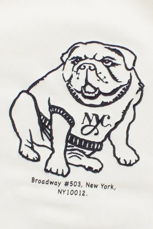 Embroidered NYC Bulldog Sweatshirt - Image 3