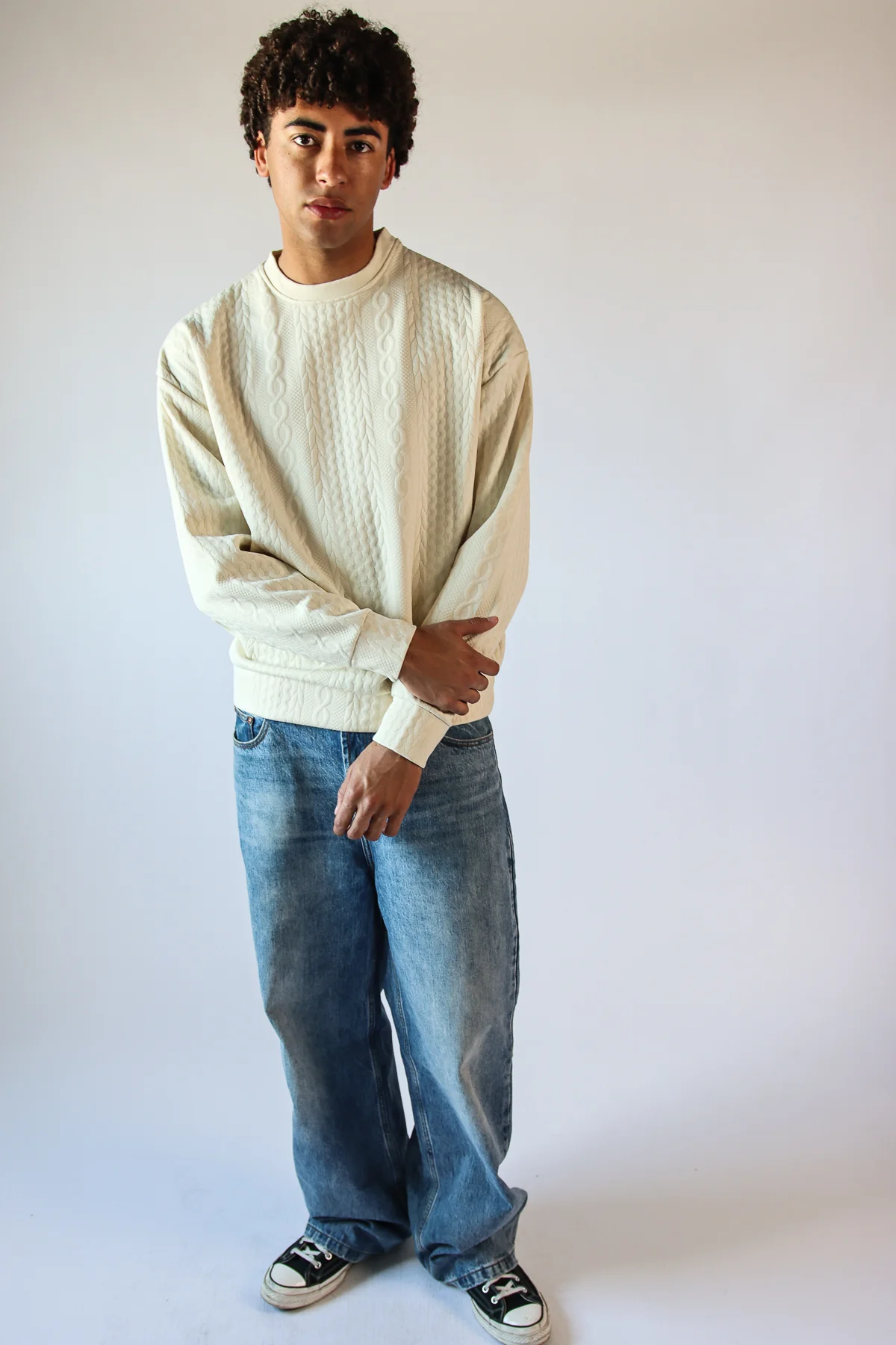 Fisherman Style Sweatshirt - Image 2