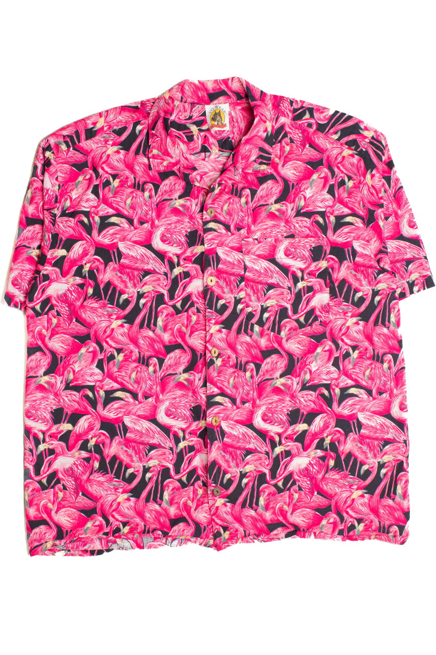 Flamingo Hawaiian Shirt 2285 - Image 2