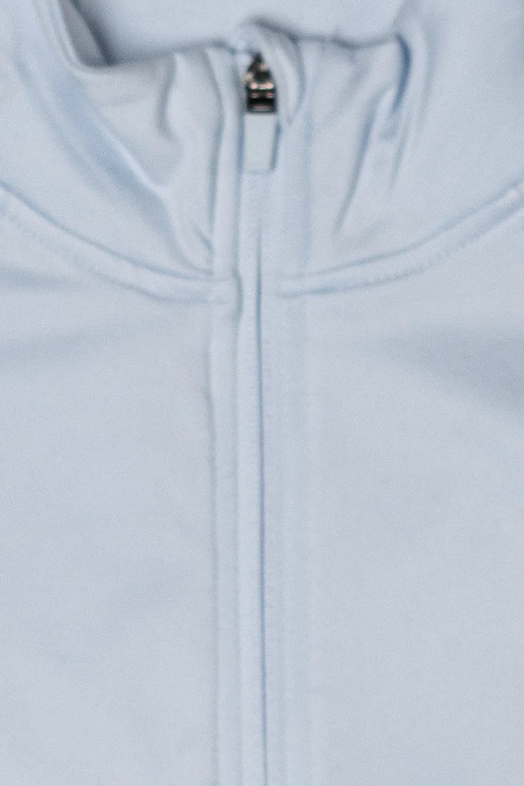 Fleece Lined Ribbed Zip Up Top - Image 12