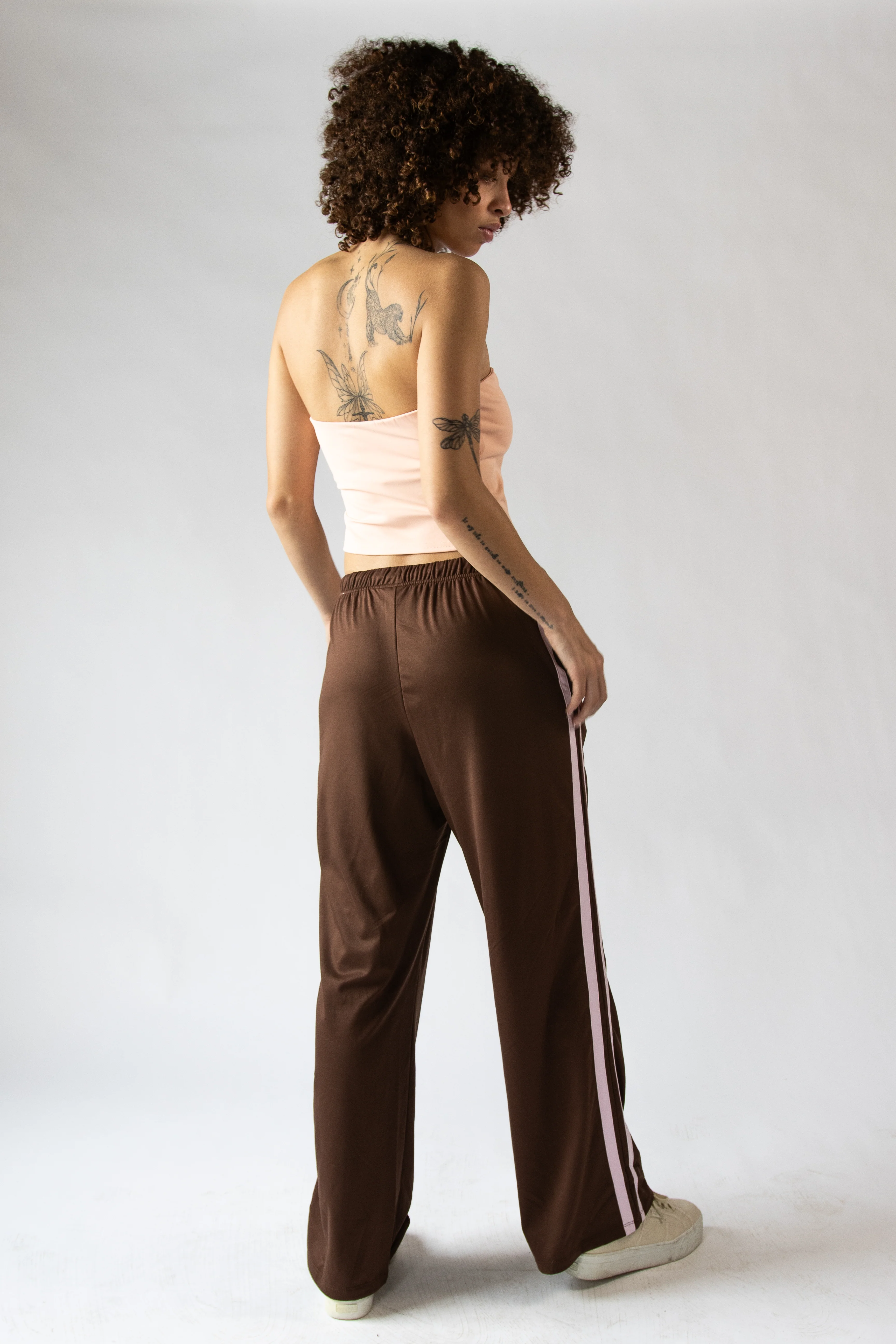 Fleece Lined Side Stripe Track Pants - Image 7