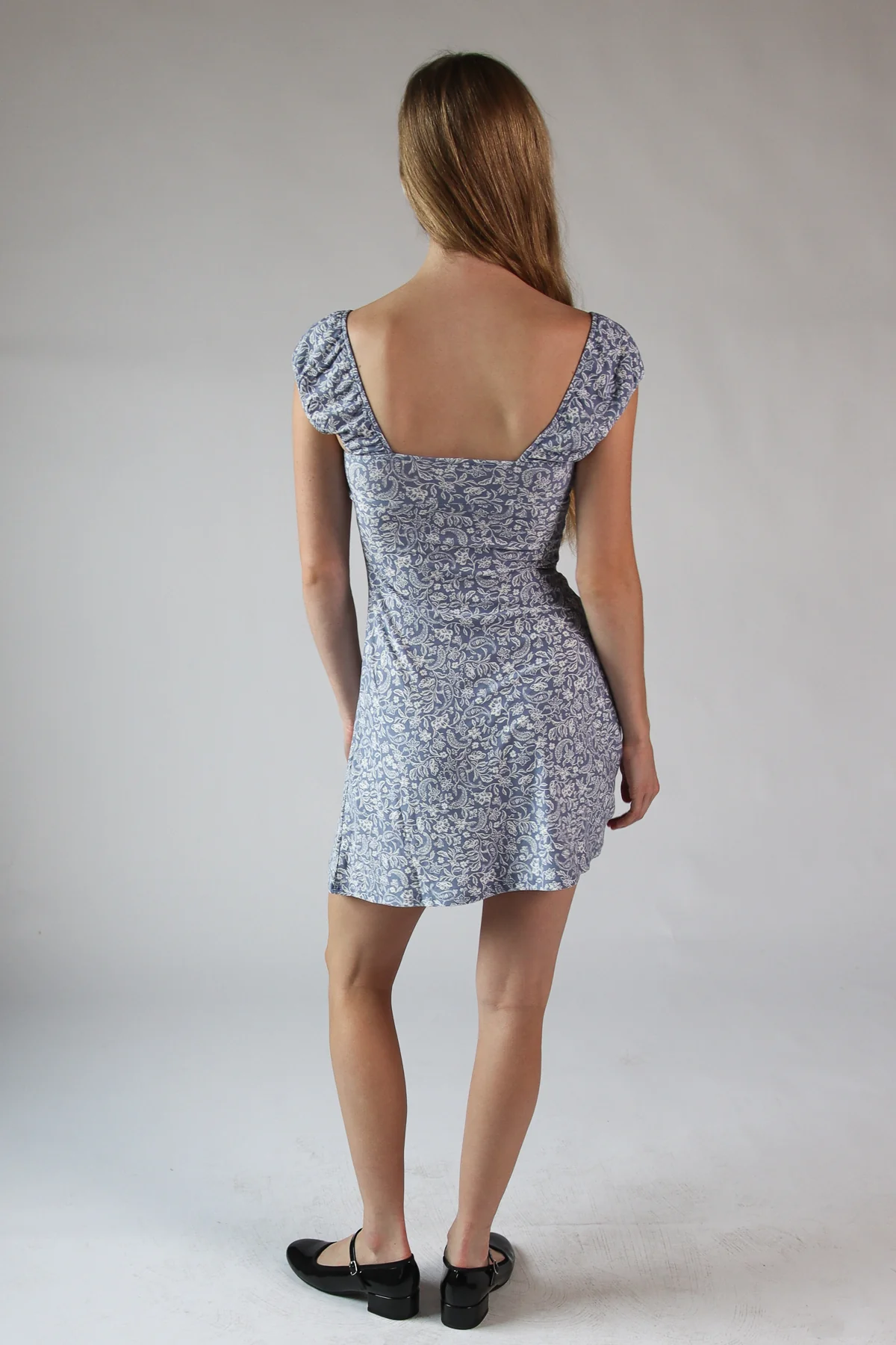 Floral Lace Trim Mini Dress - Image 13