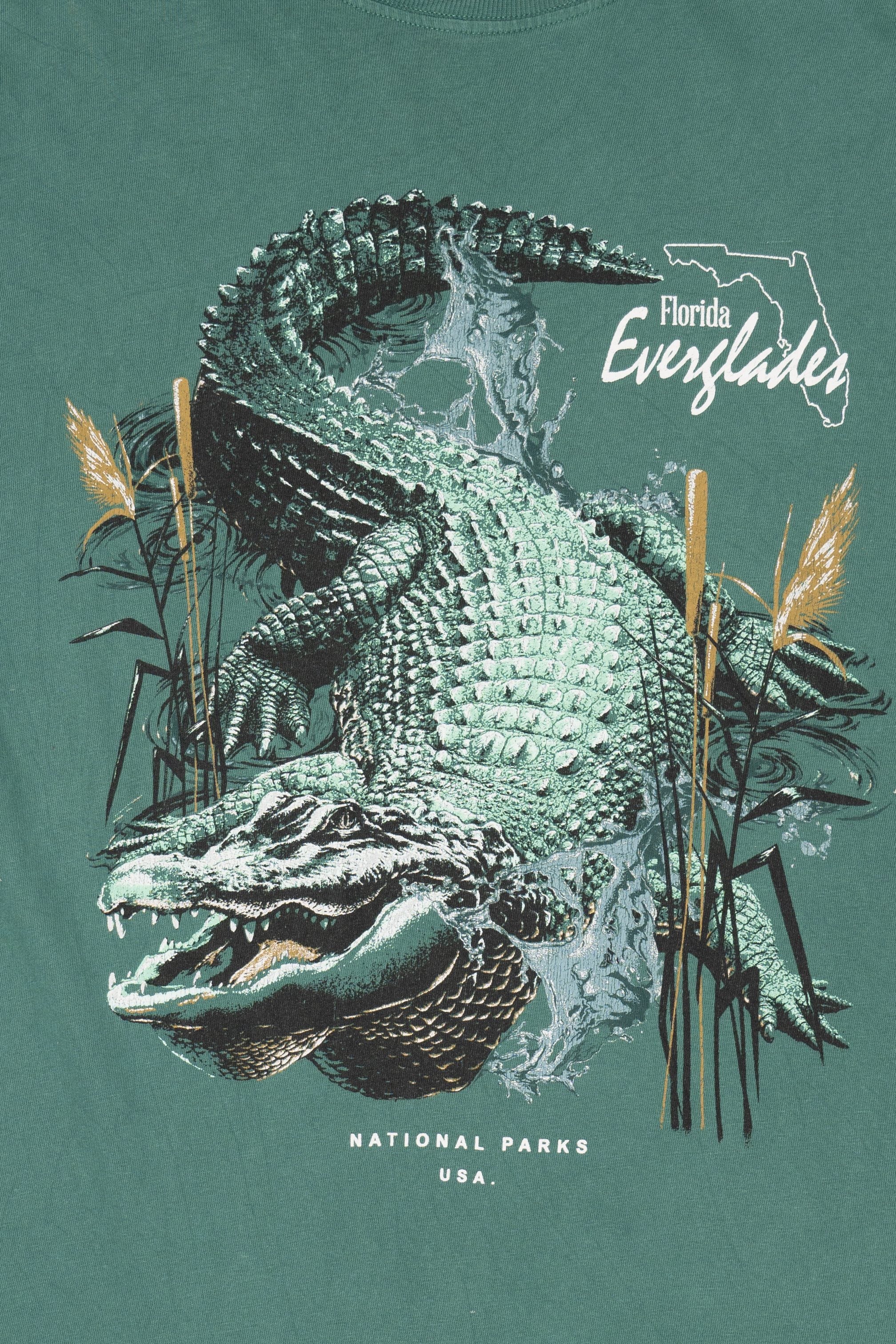 Florida Everglades Alligator T-Shirt (2000s) - Image 2
