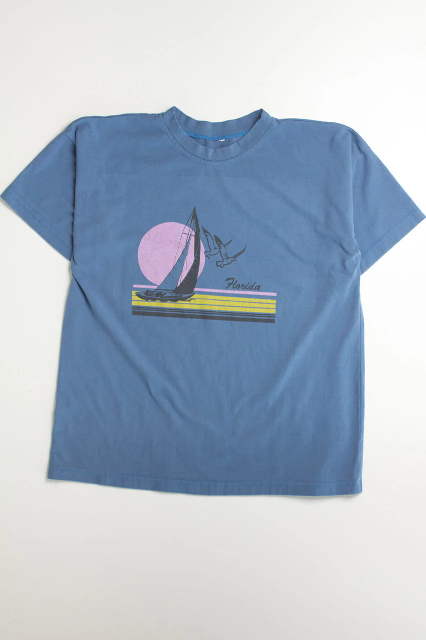 Florida Sailboat T-Shirt - Image 2