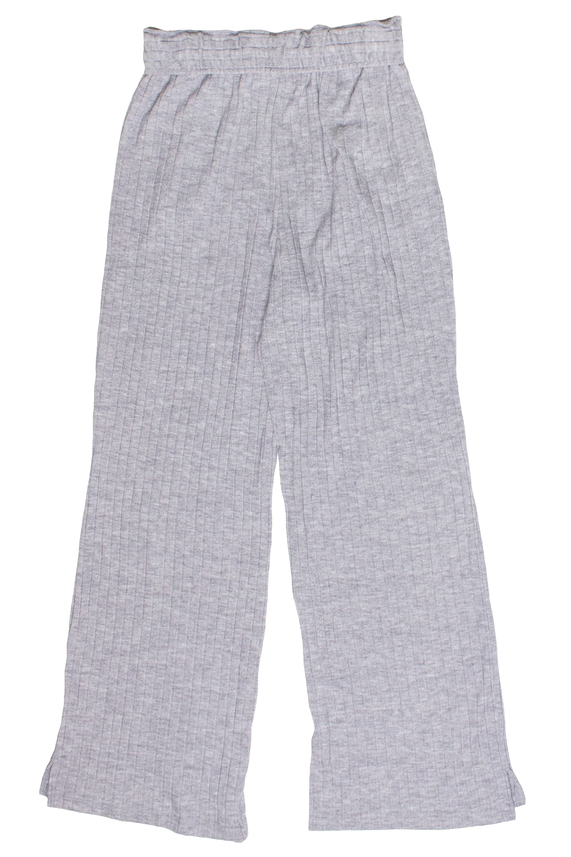 Foldover Ribbed Wide Leg Sweatpants - Image 6