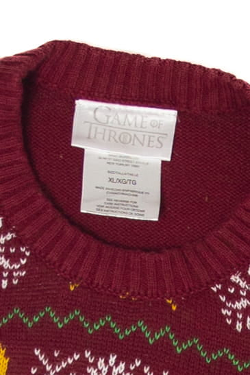 Game Of Thrones "I Drink And I know Things" Ugly Christmas Sweater - Image 4