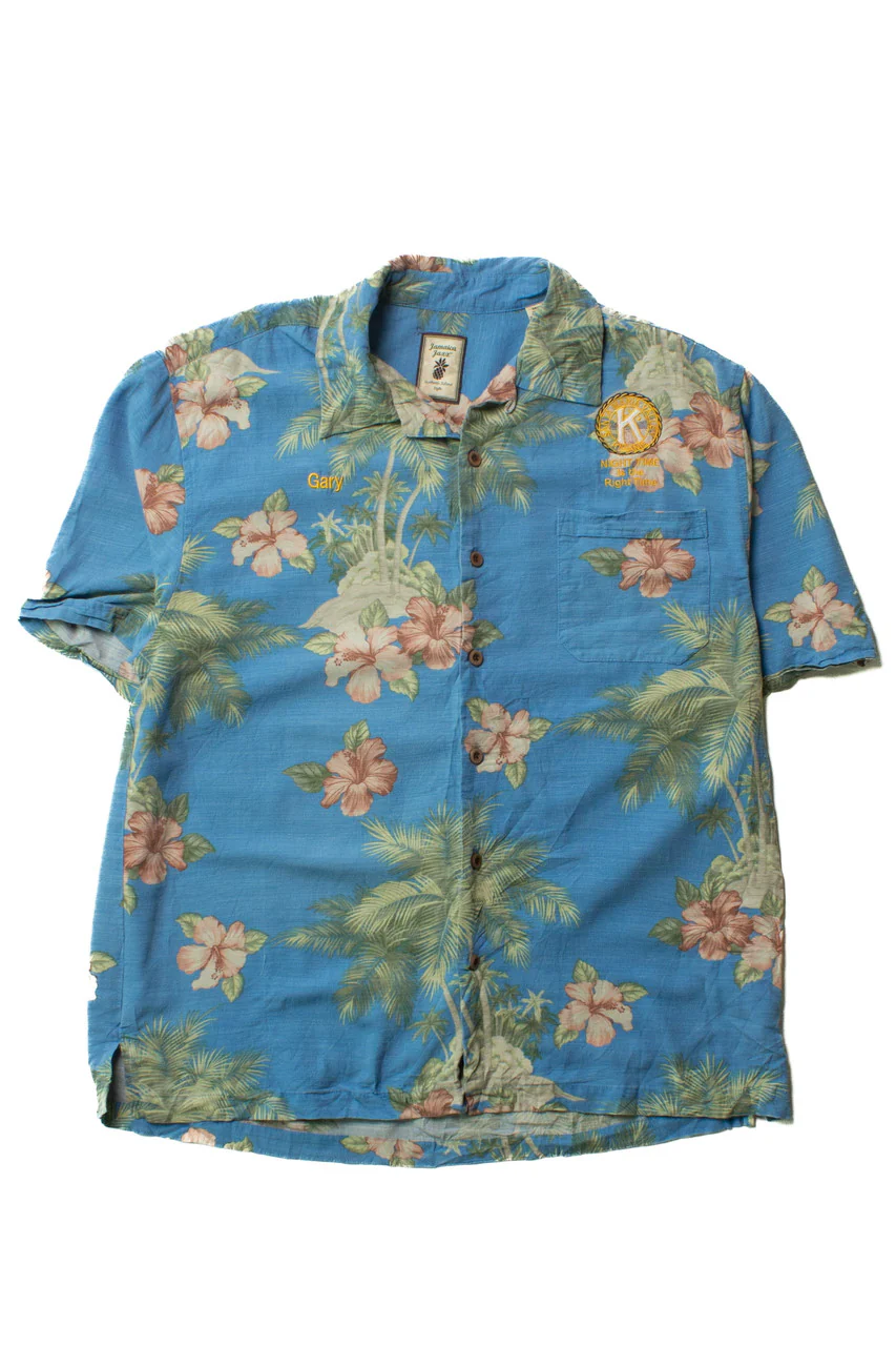 Gary's Santa Maria Valley Kiwanis Hawaiian Shirt (2000s) - Image 2