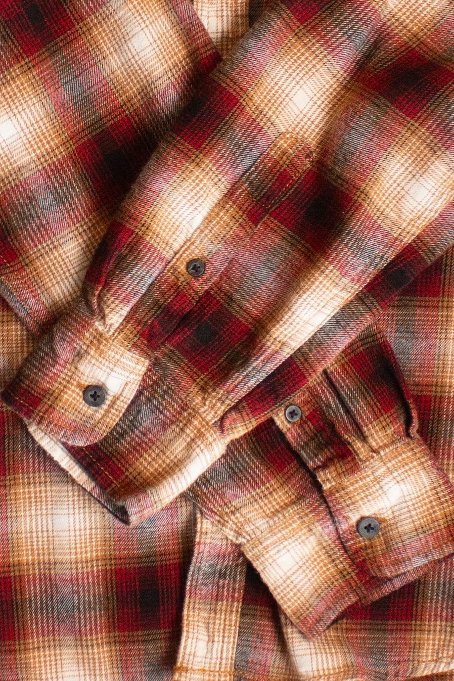 George Red Flannel Shirt (2000s) - Image 3