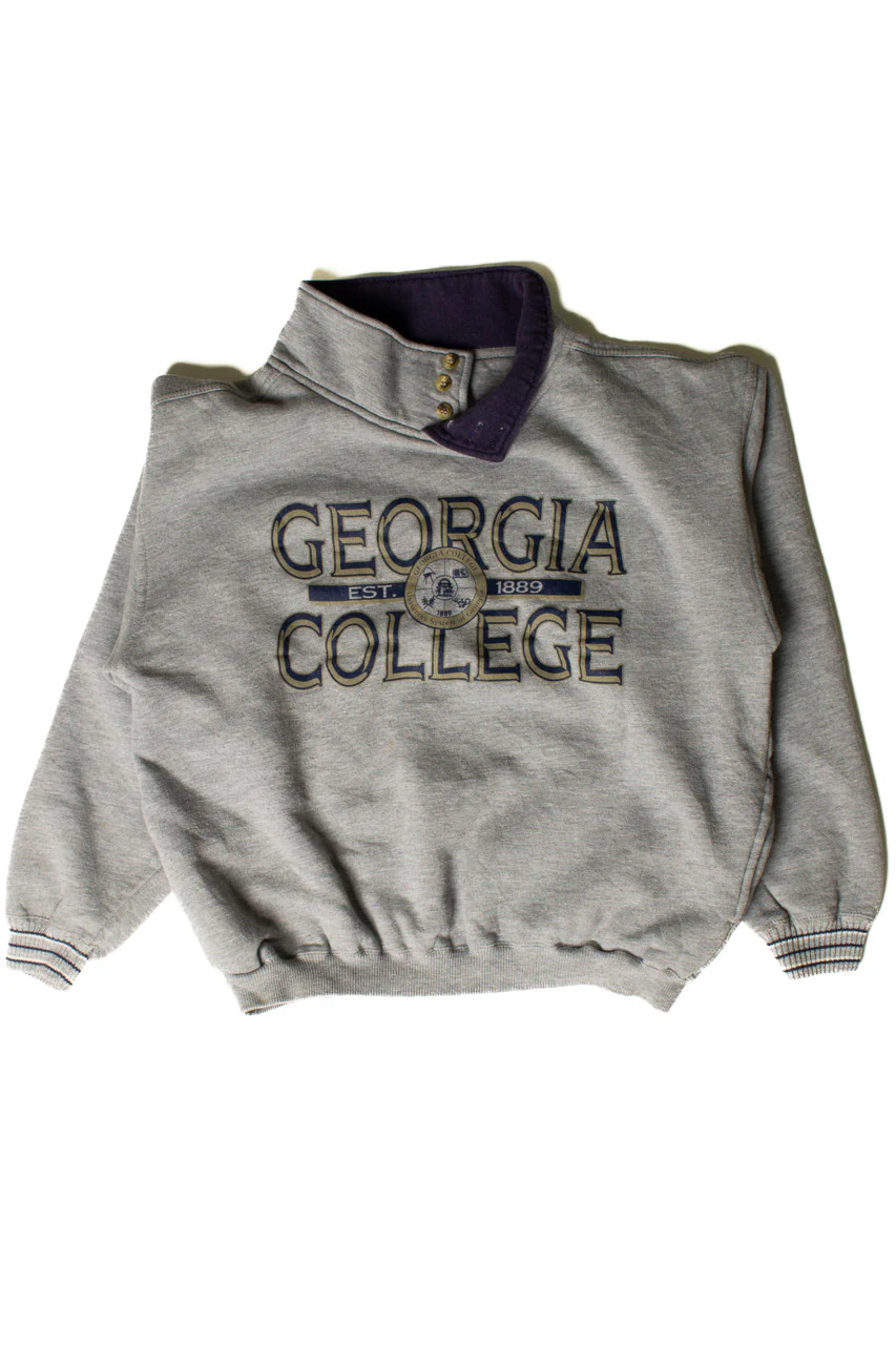 Georgia College Gray Sweatshirt - Image 2