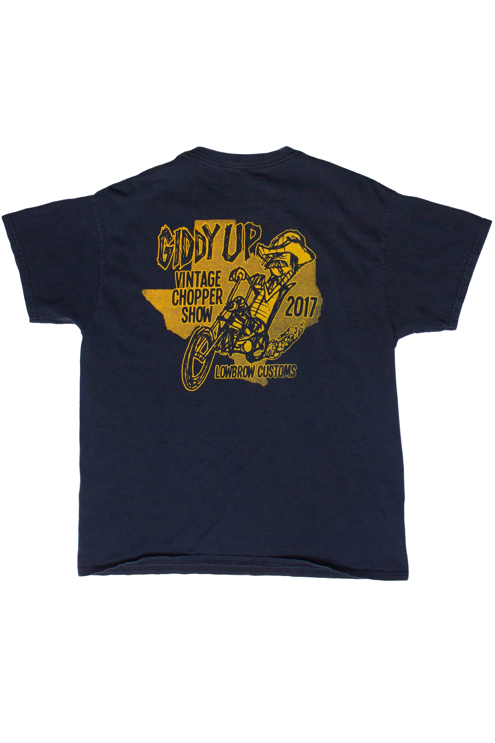 Giddy Up Vintage Chopper Show T-Shirt - Image 4