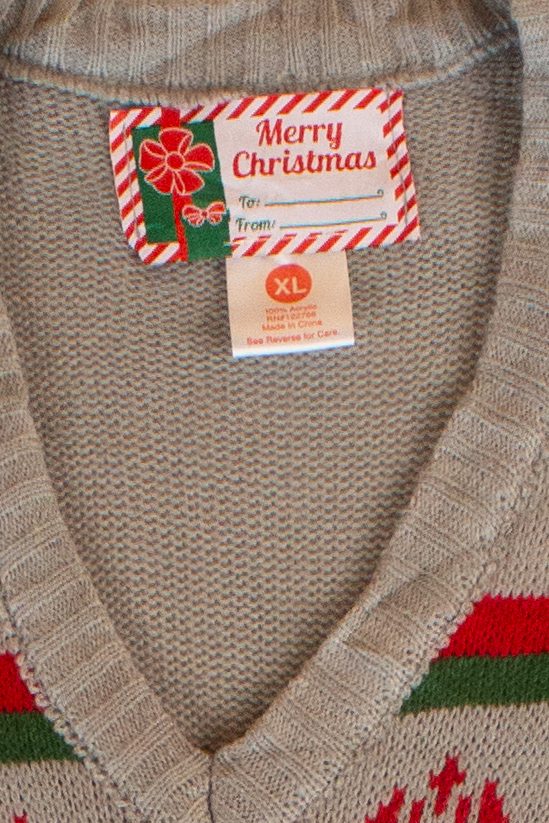 Gray Bears Ugly Christmas Vest (2020s) - Image 3