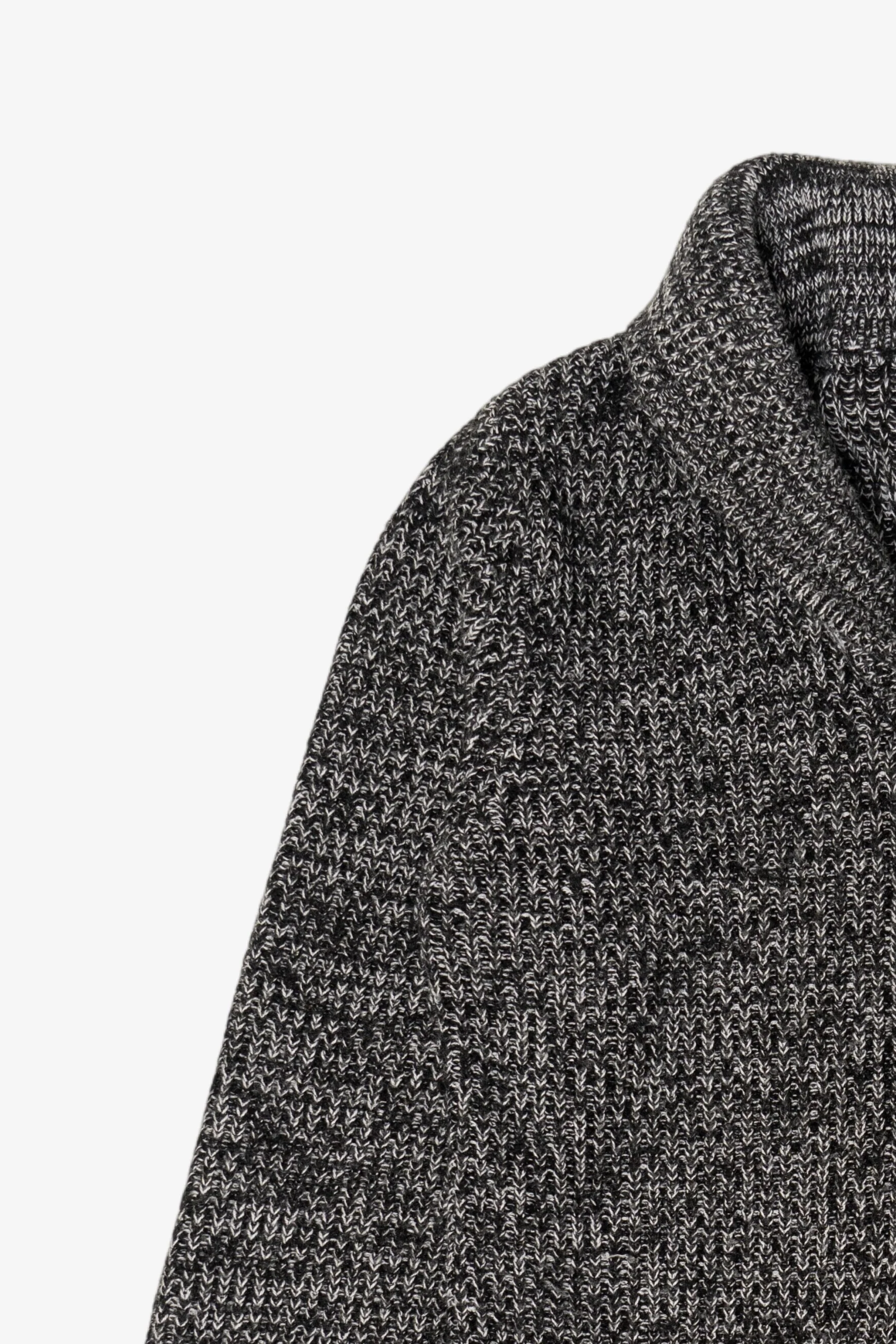 Gray Carbon Cardigan Sweater (2010s) - Image 6
