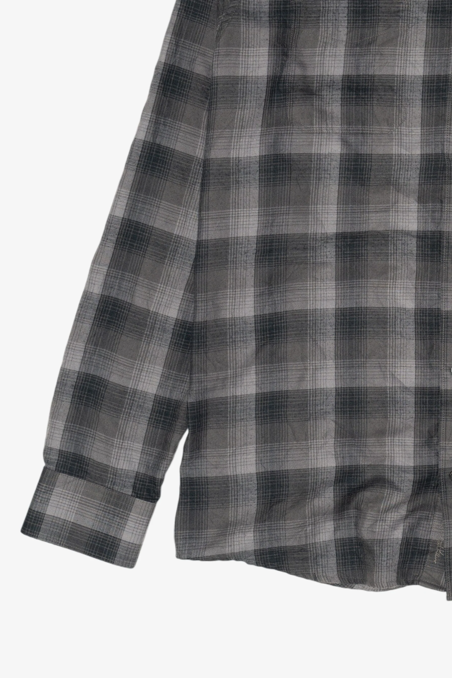 Gray Travis Mathew Flannel Shirt (2010s) - Image 8