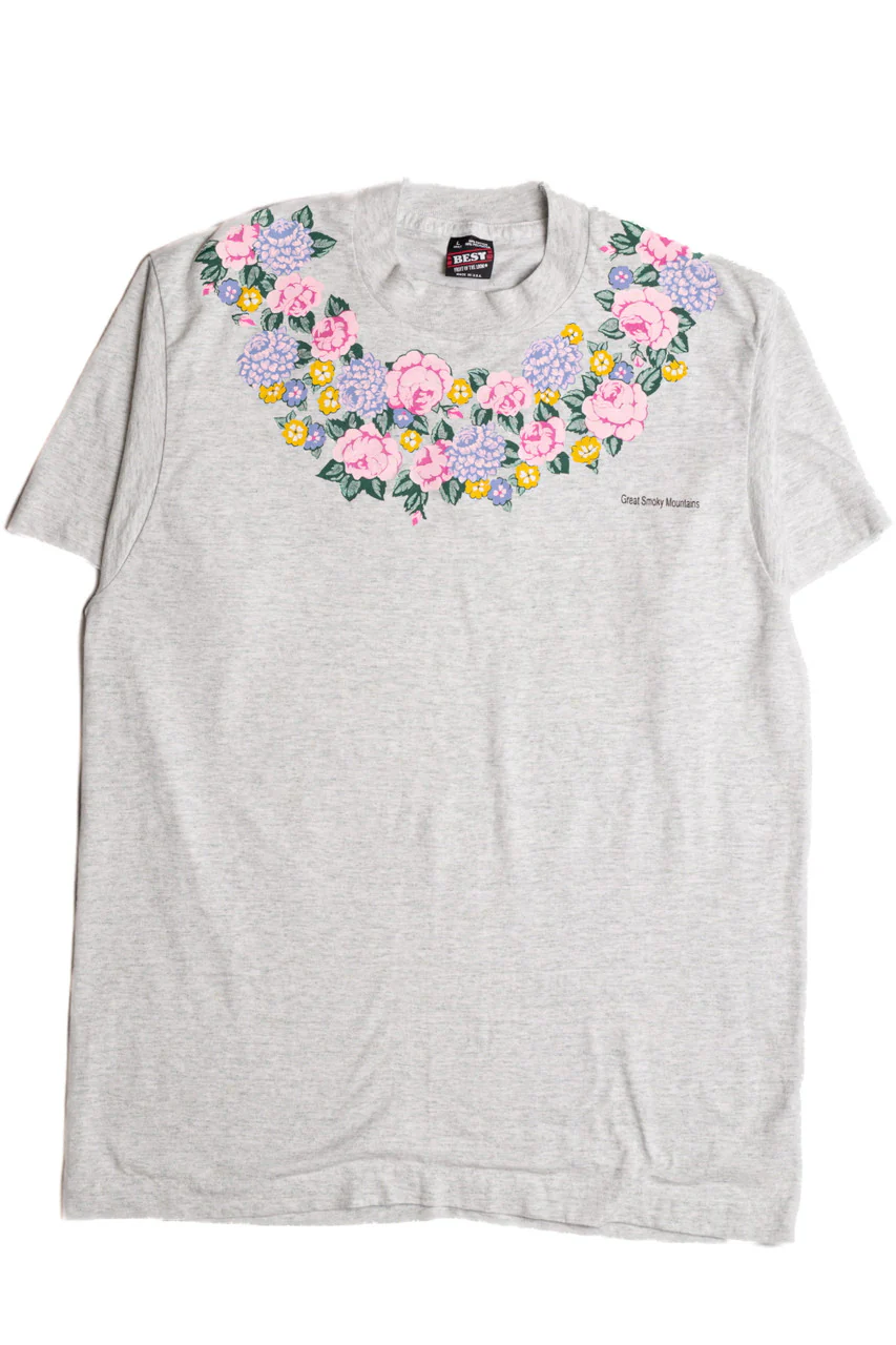 Great Smoky Mountains Single Stitch T-Shirt 8510 - Image 2