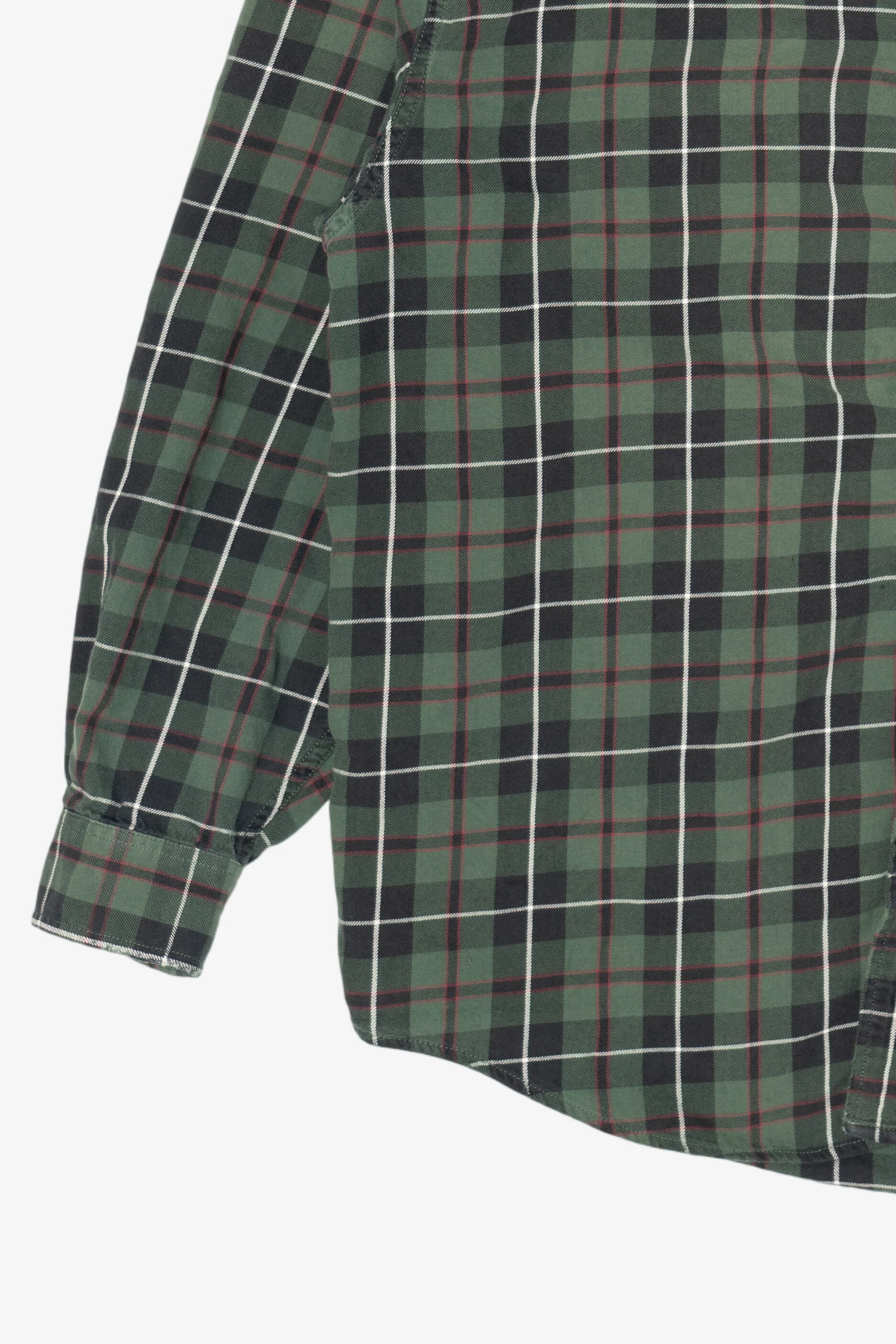 Green Eddie Bauer Flannel Shirt (2010s) - Image 8