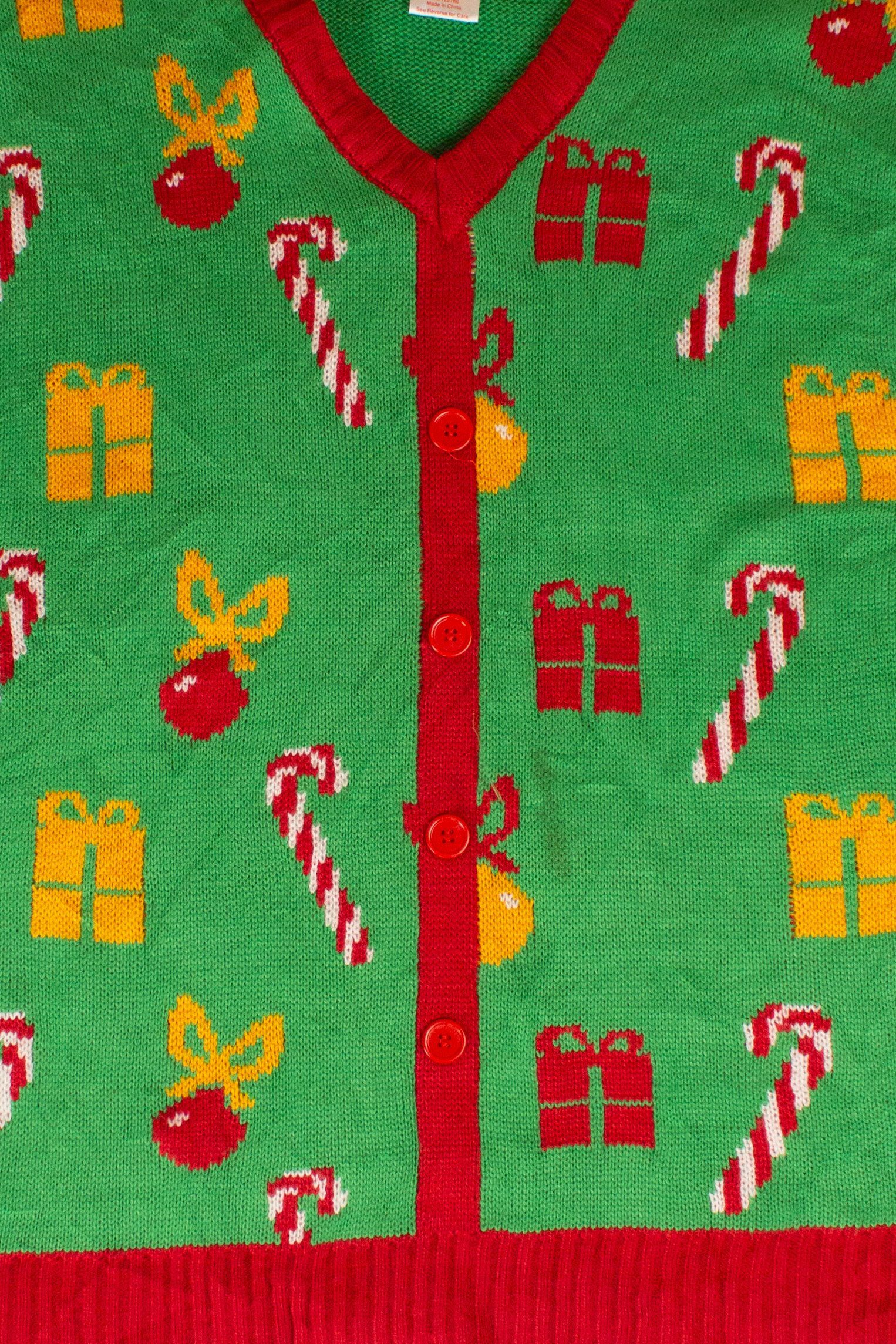 Green Presents Ugly Christmas Vest (2020s) - Image 2