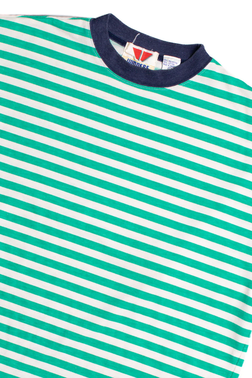 Green Striped Sailor T-Shirt 8584