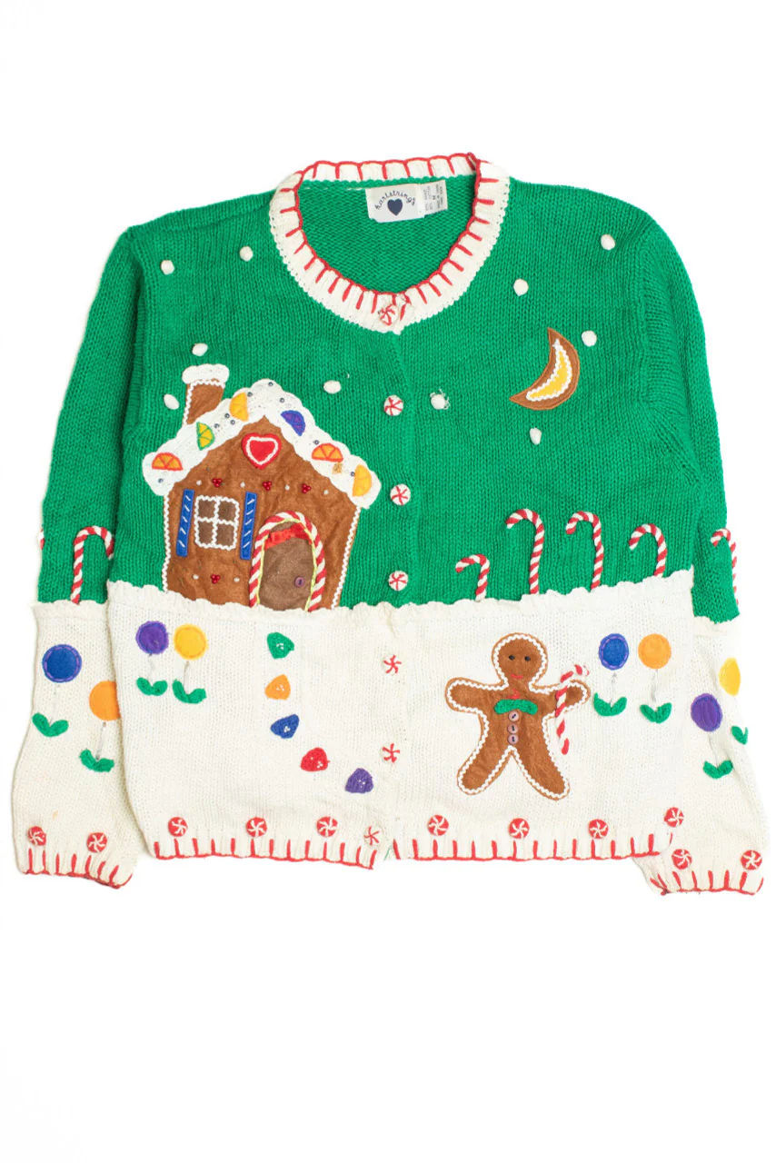 Green Ugly Christmas Cardigan 59220 - Image 2