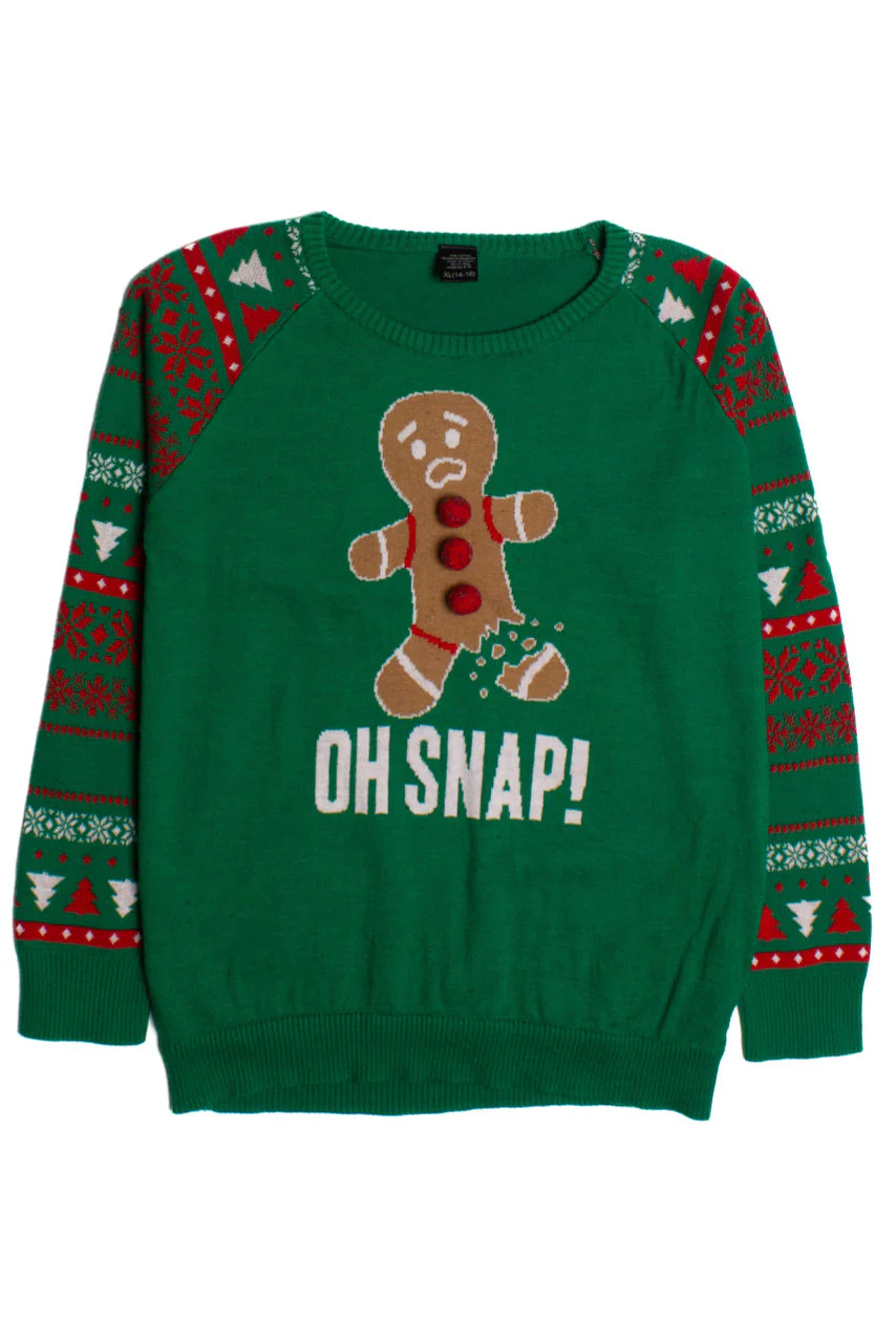 Green Ugly Christmas Pullover 60150 - Image 2
