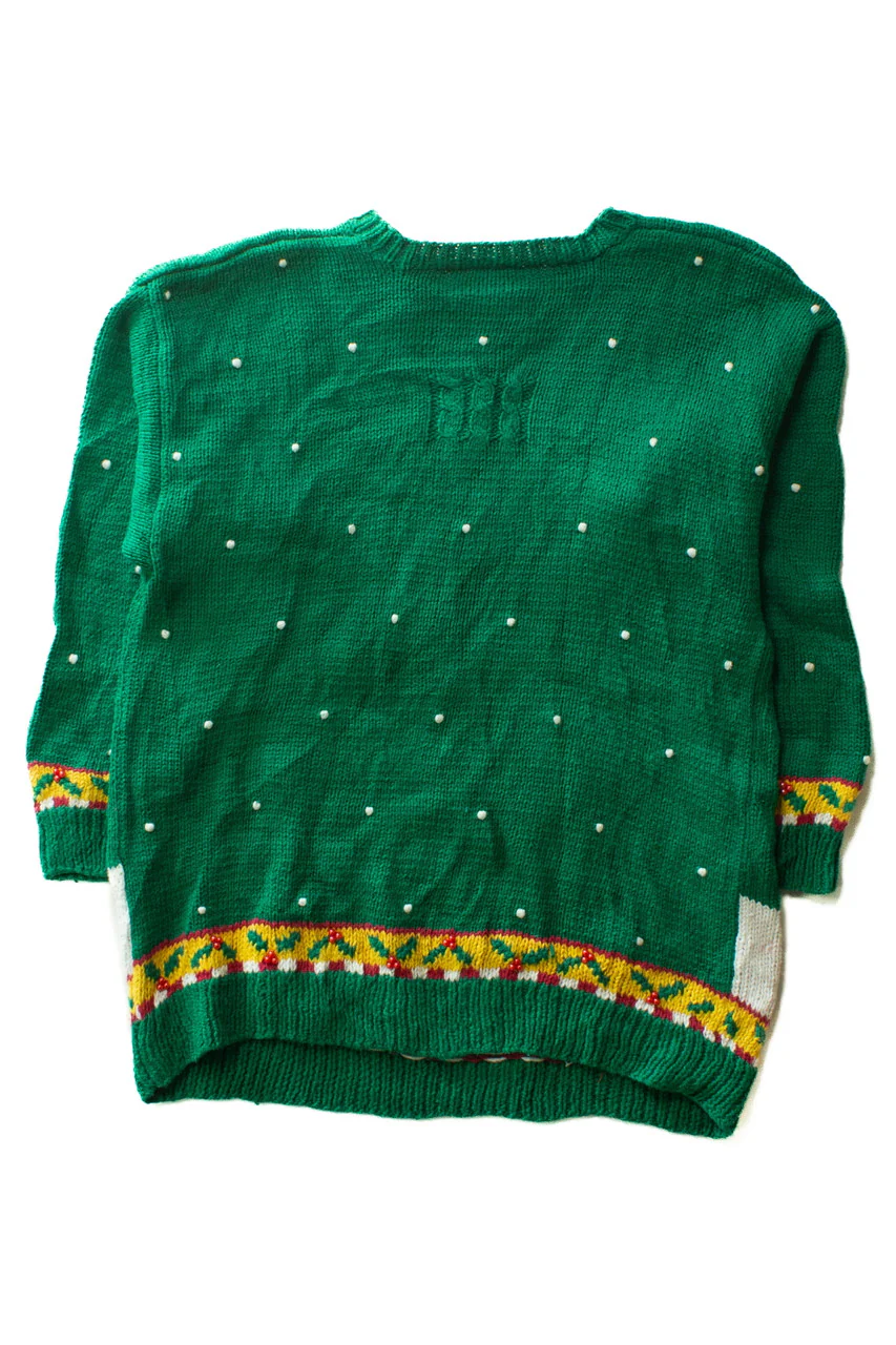 Green Ugly Christmas Pullover 64035 - Image 3