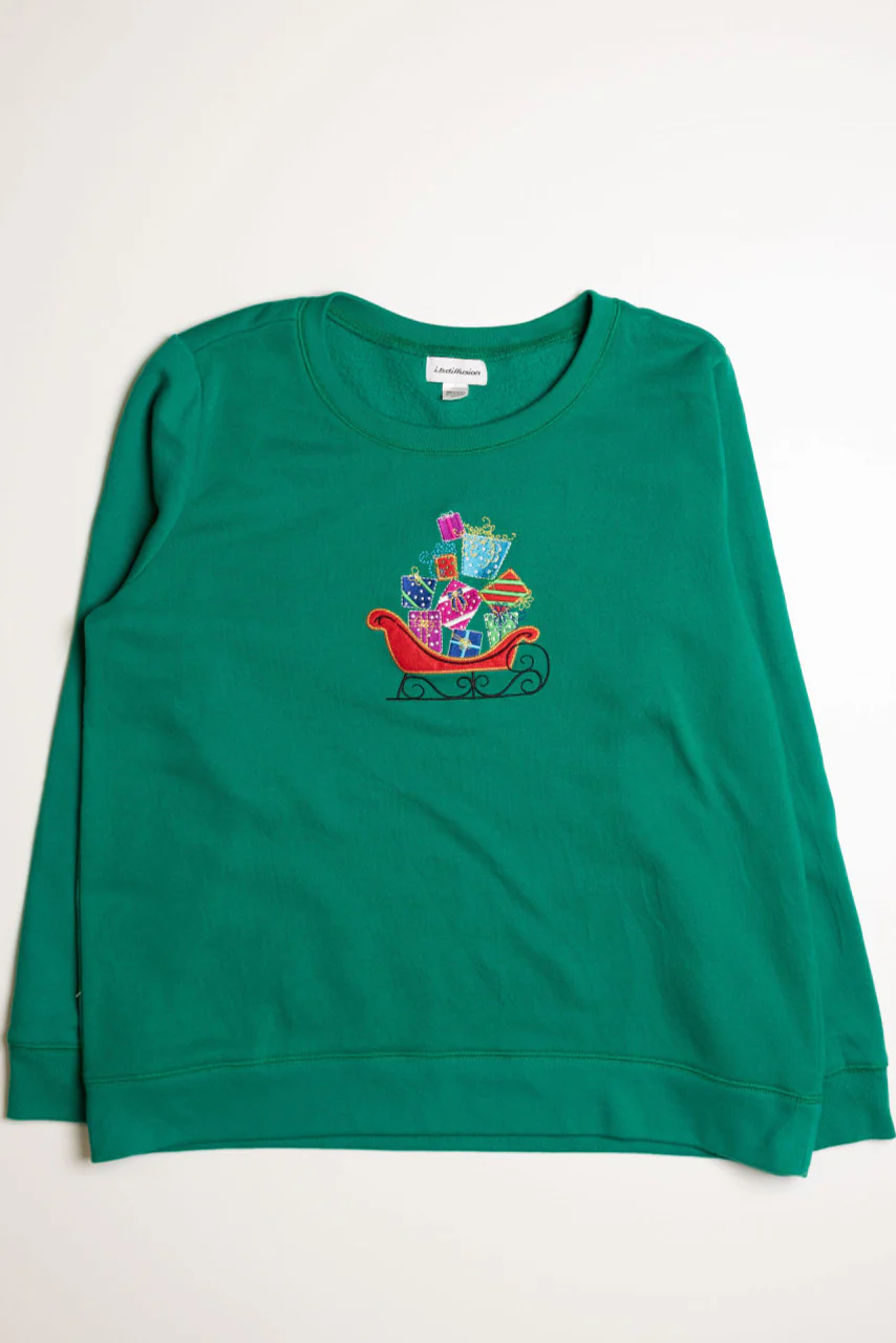 Green Ugly Christmas Sweatshirt 59019 - Image 2