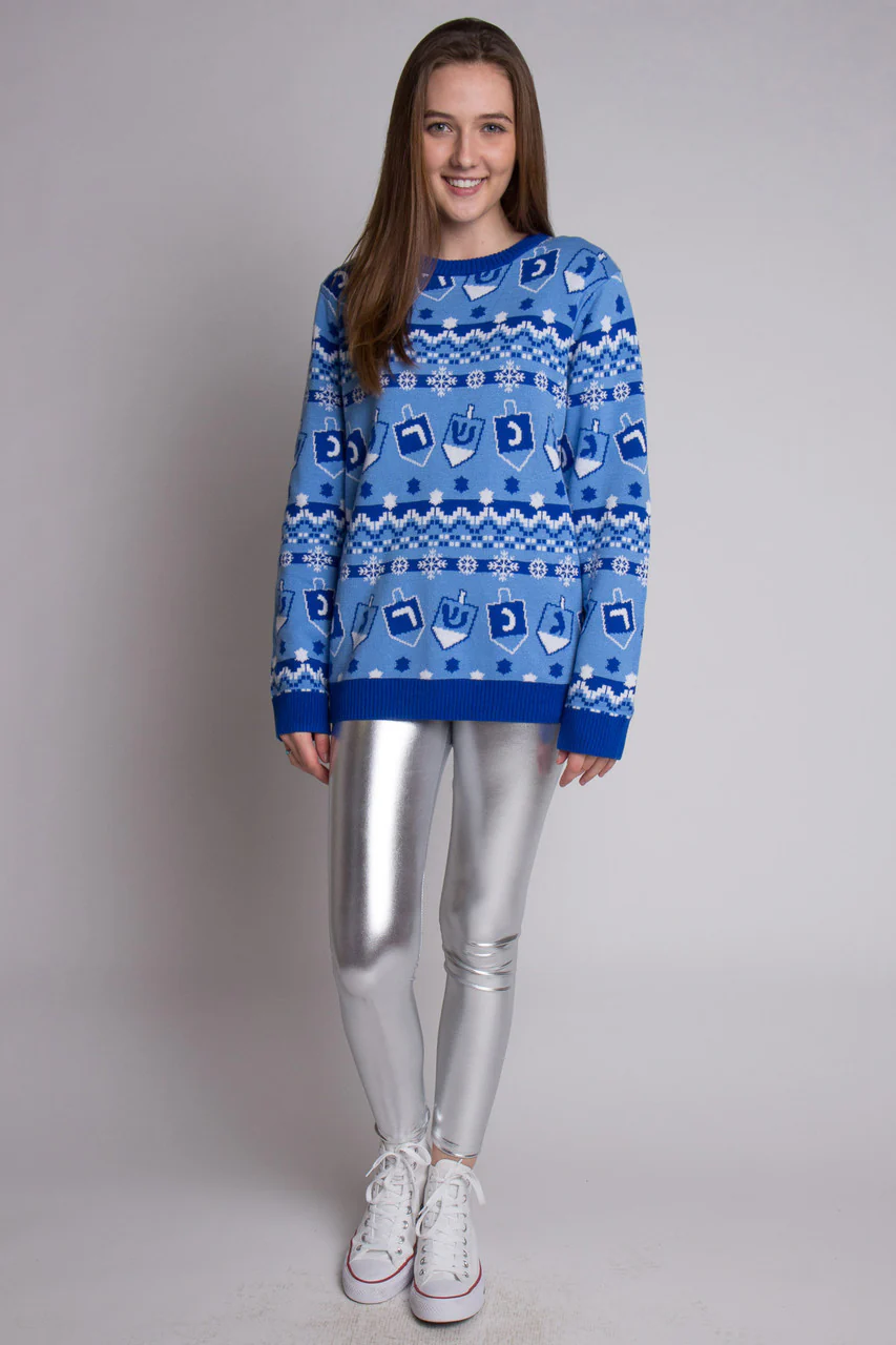 Hanukkah Fair Isle Sweater - Image 4
