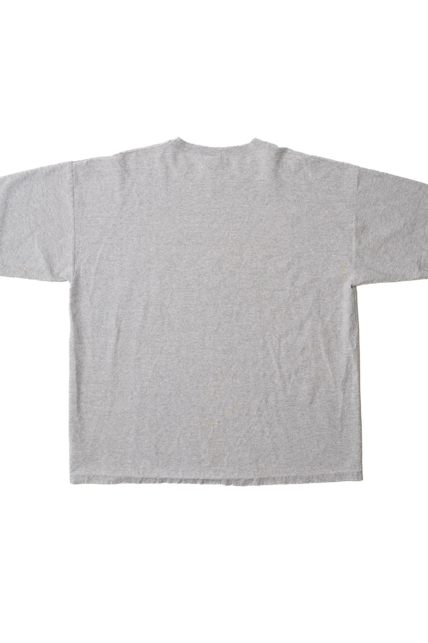 Harley Davidson Chrome Logo Micro Striped Heavyweight T-Shirt - Image 3