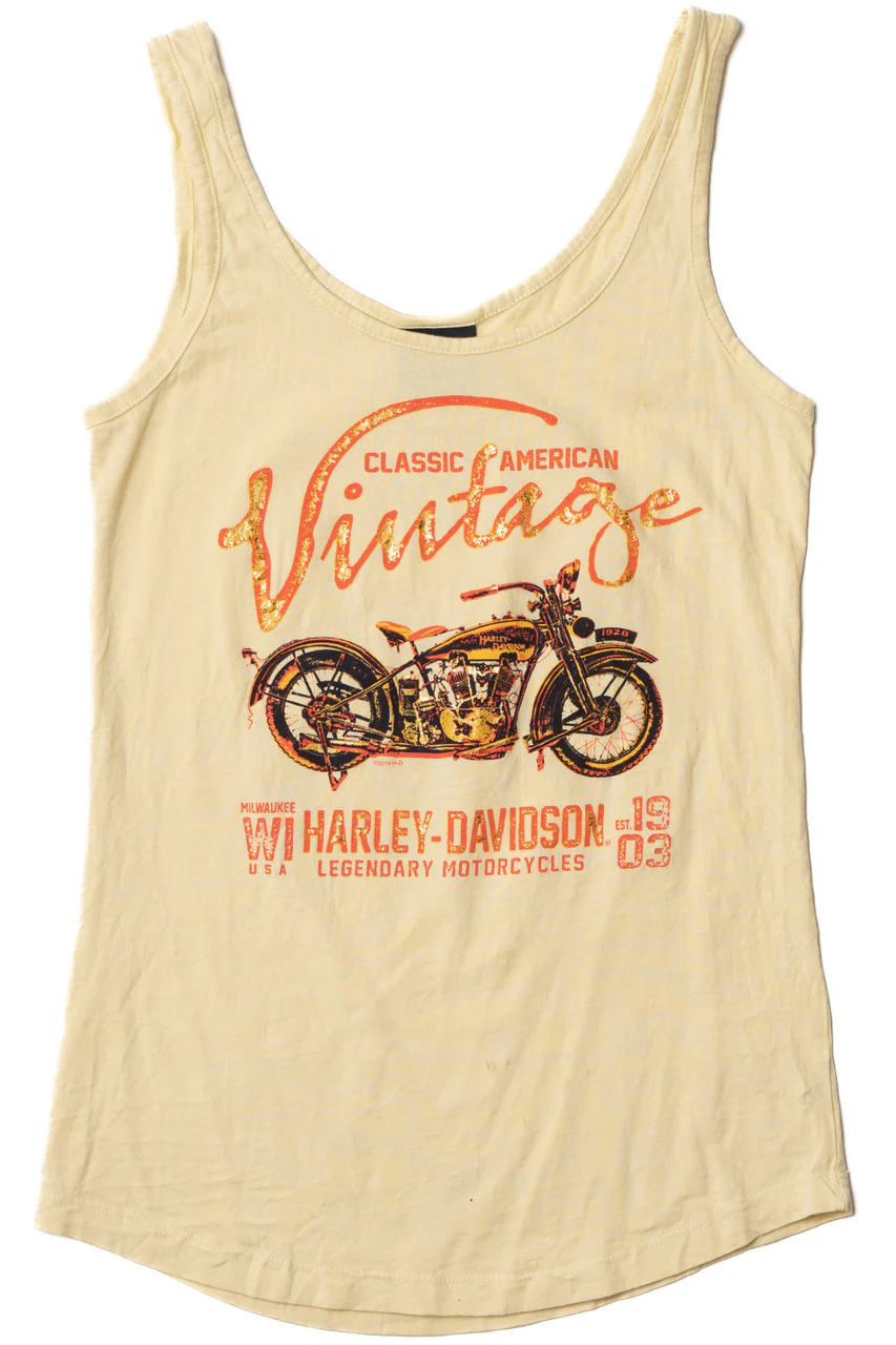 Harley Davidson "Classic American Vintage" Women's Tank Top - Image 4