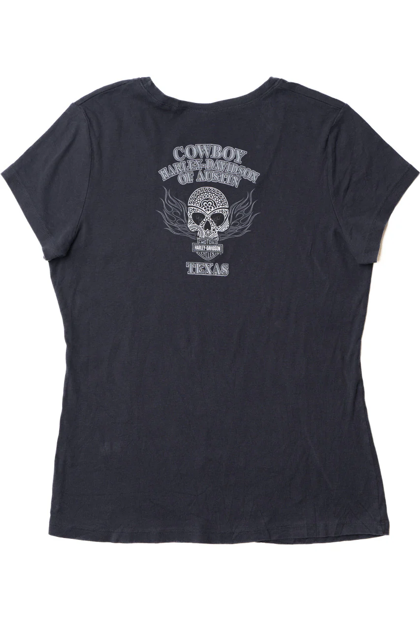 Harley Davidson "Harley" Bedazzled Austin, Texas T-Shirt
