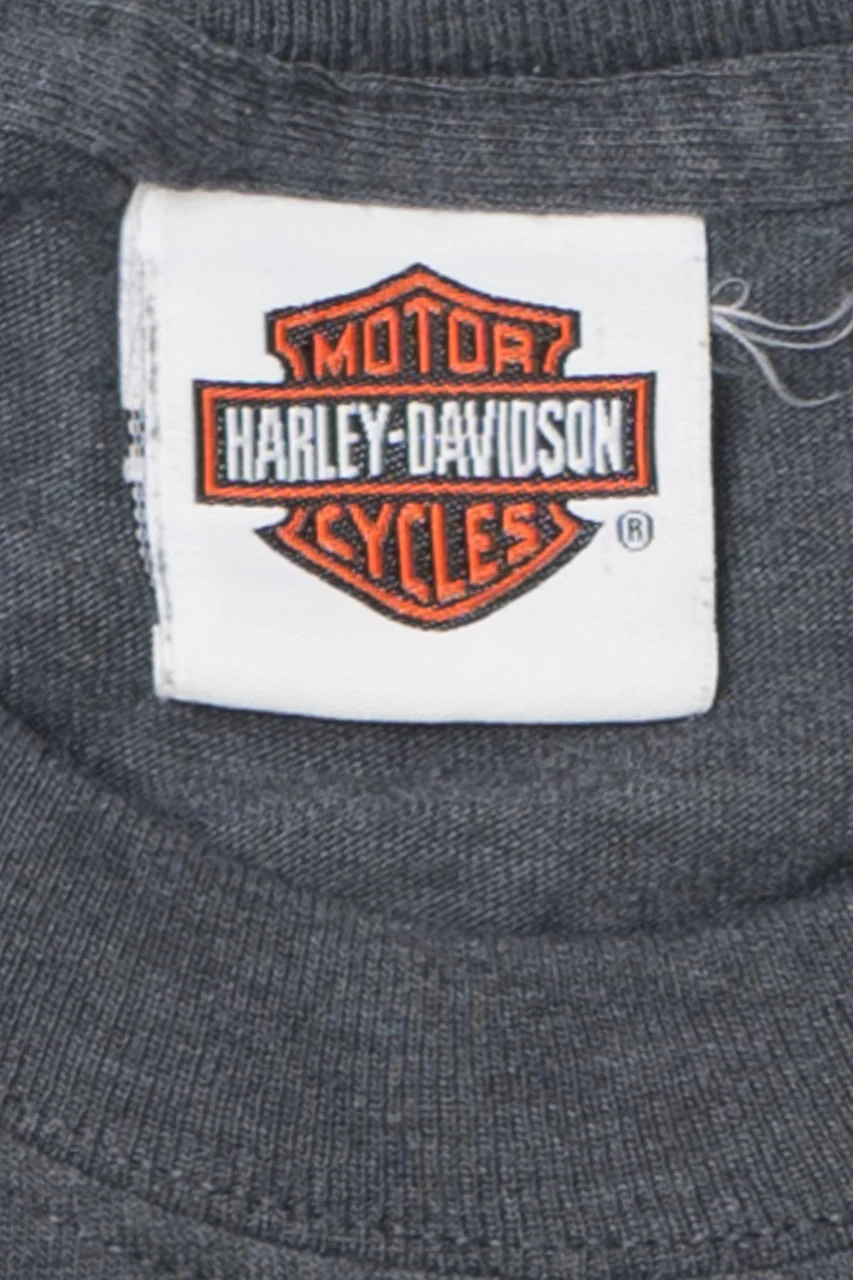 Harley Davidson "Vintage Iron" Pin-Up T-Shirt - Image 3