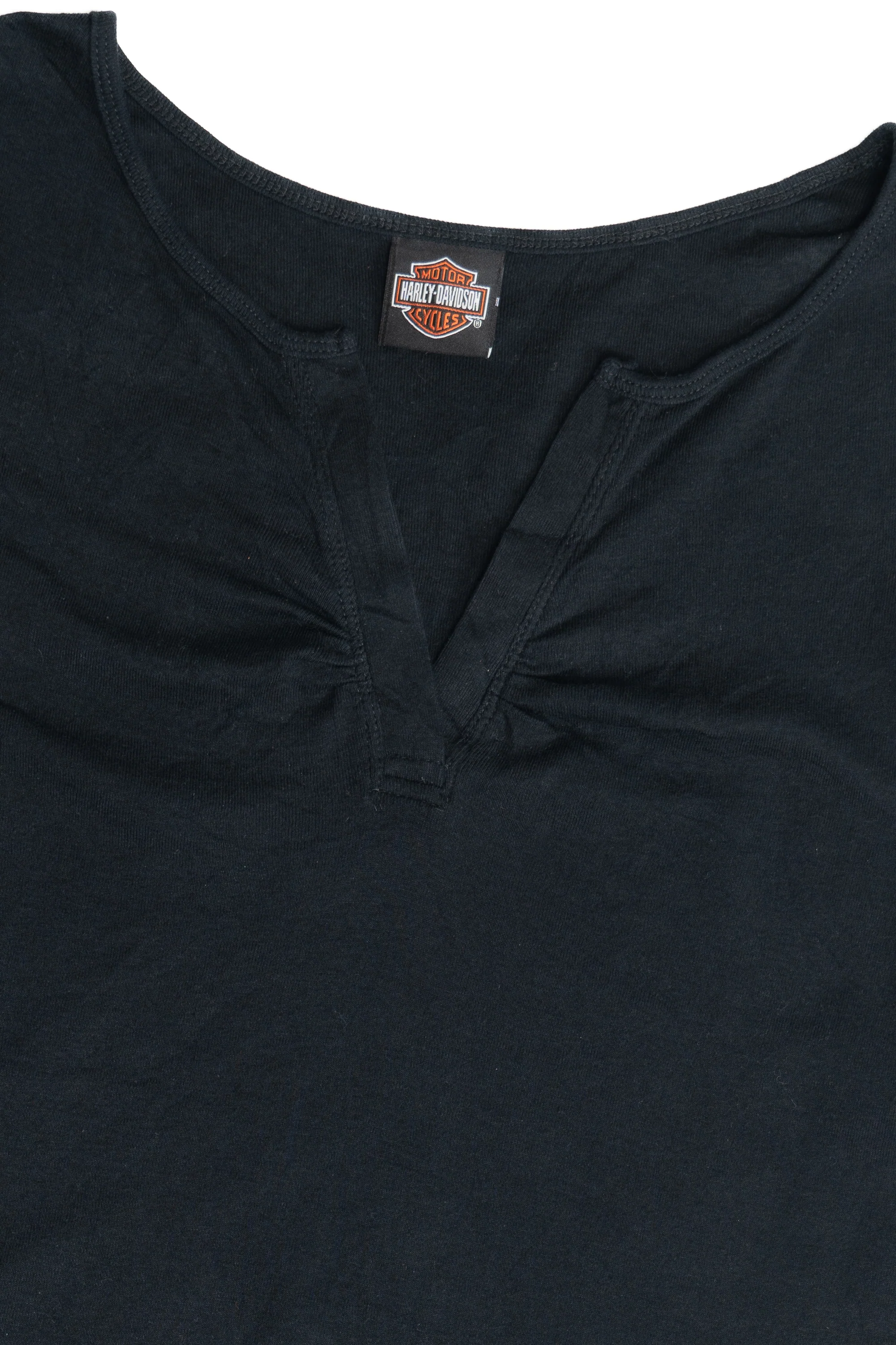 Harley Davidson Walnut Creek Women's Long Sleeve V-Neck T-Shirt - Image 4