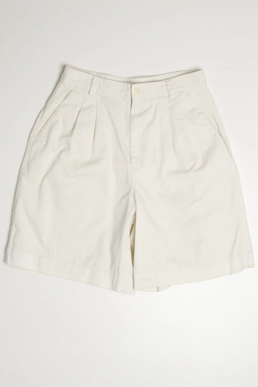 High Waisted Pleated Liz Claiborne Denim Shorts (sz. 8) - Image 2