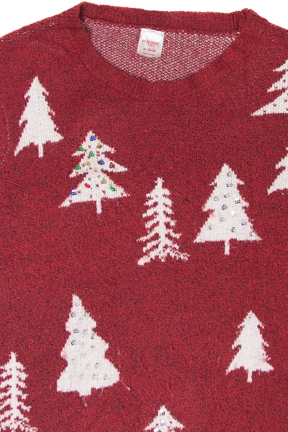 Holiday Time Trees Ugly Christmas Sweater - Image 2