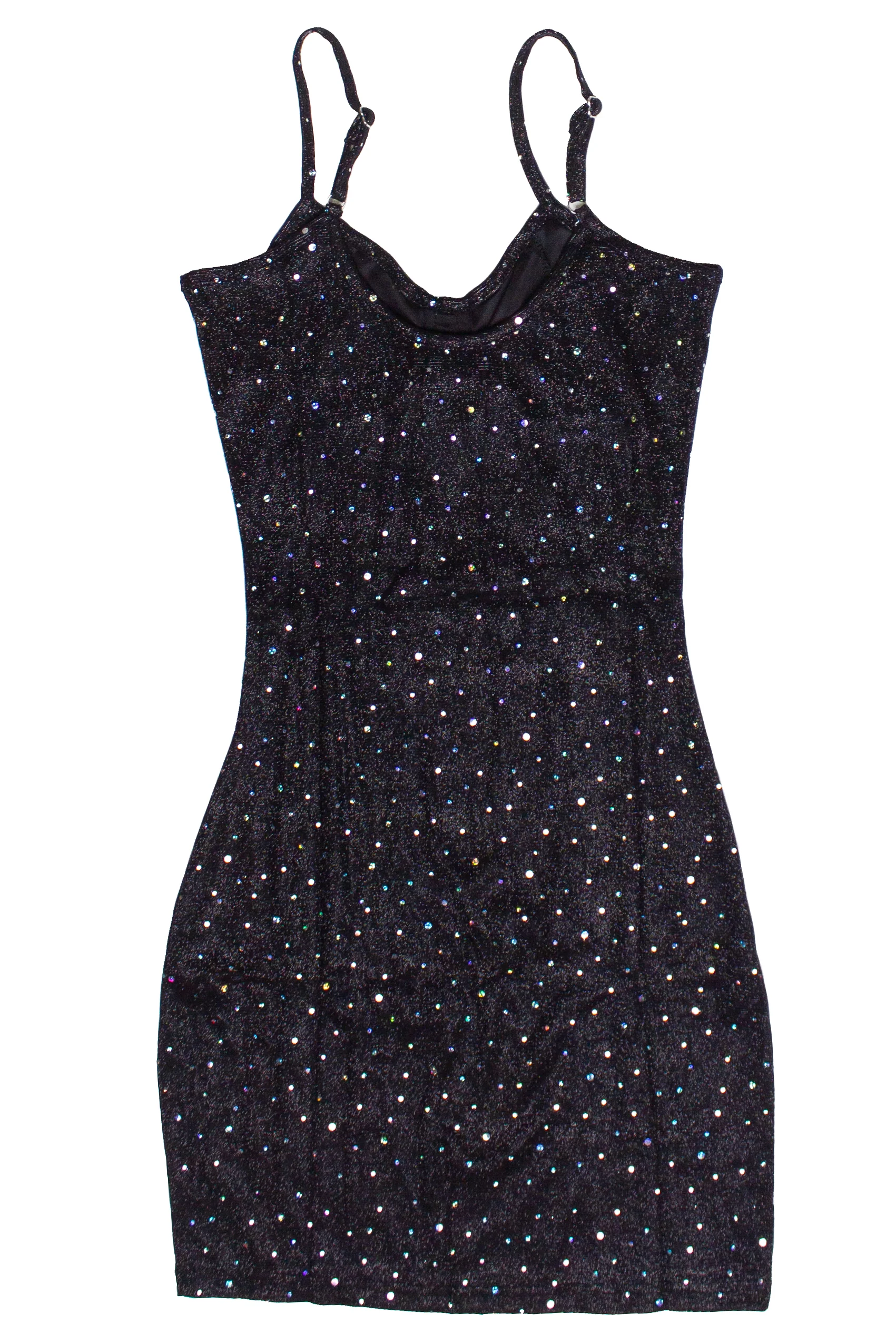 Holographic Glitter Bustier Mini Dress - Image 7