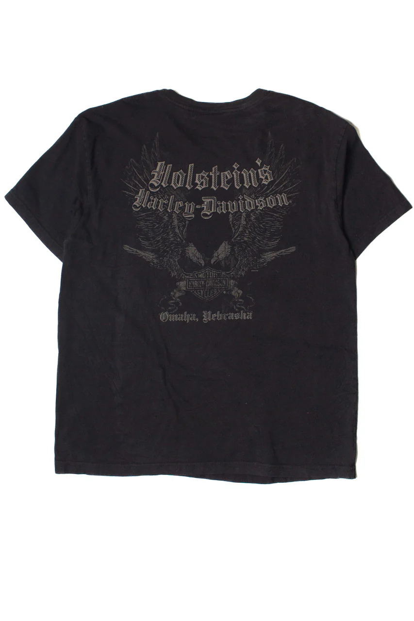 Holstein's Omaha Nebraska Harley Davidson T-Shirt (2014) - Image 3