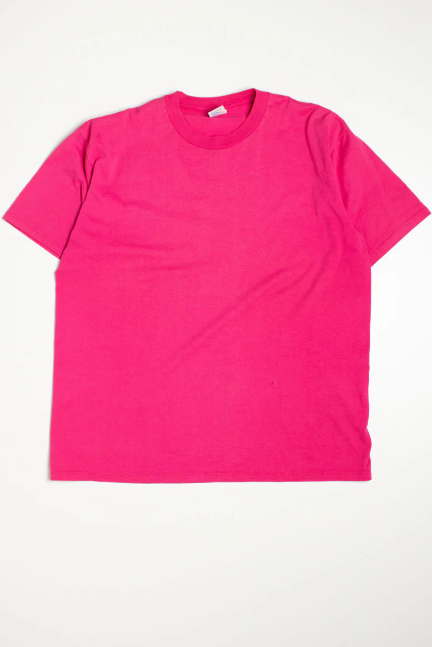 Hot Pink Jerzees T-Shirt - Image 2