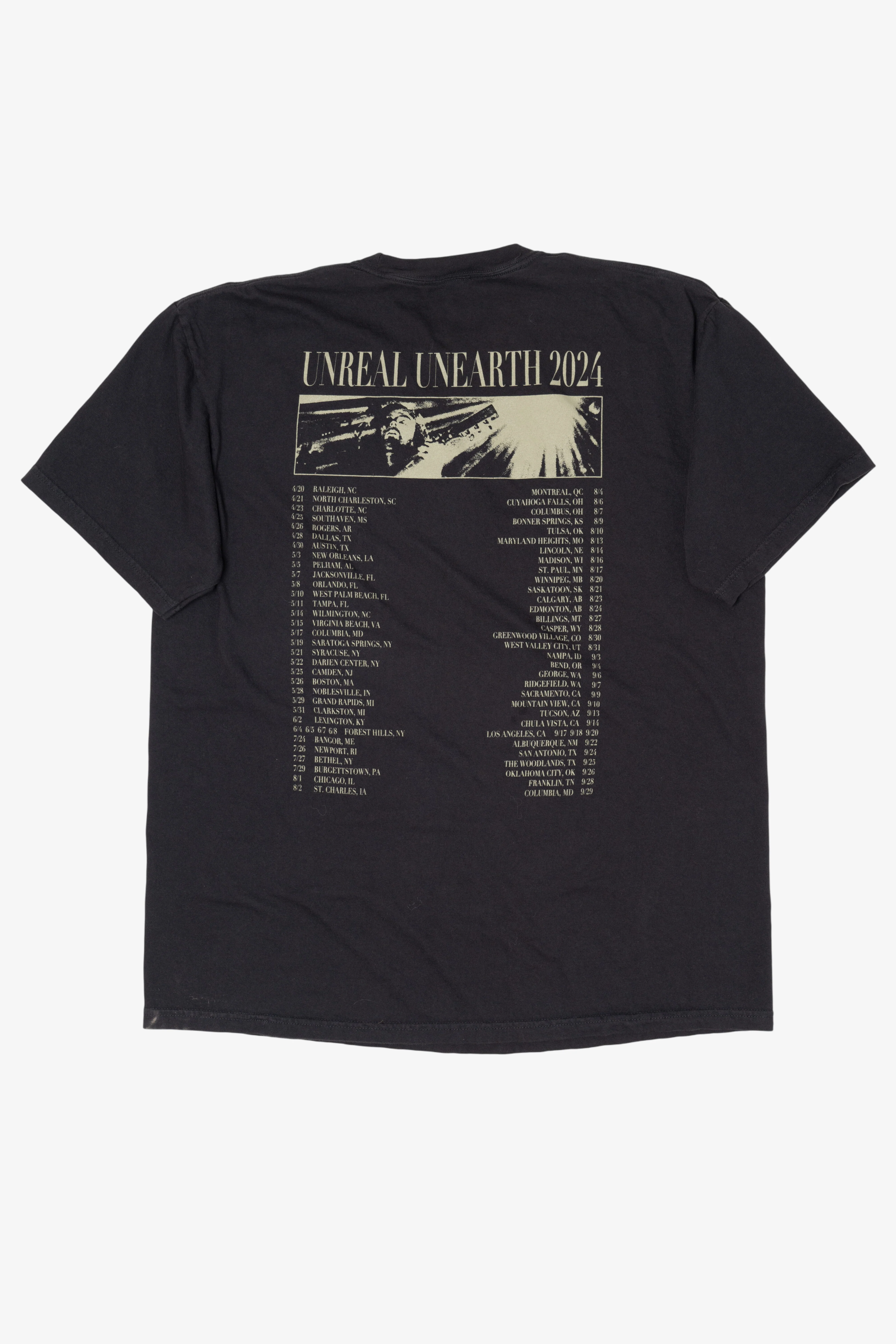 Hozier Unreal Unearth Tour T-Shirt (2020s) - Image 2