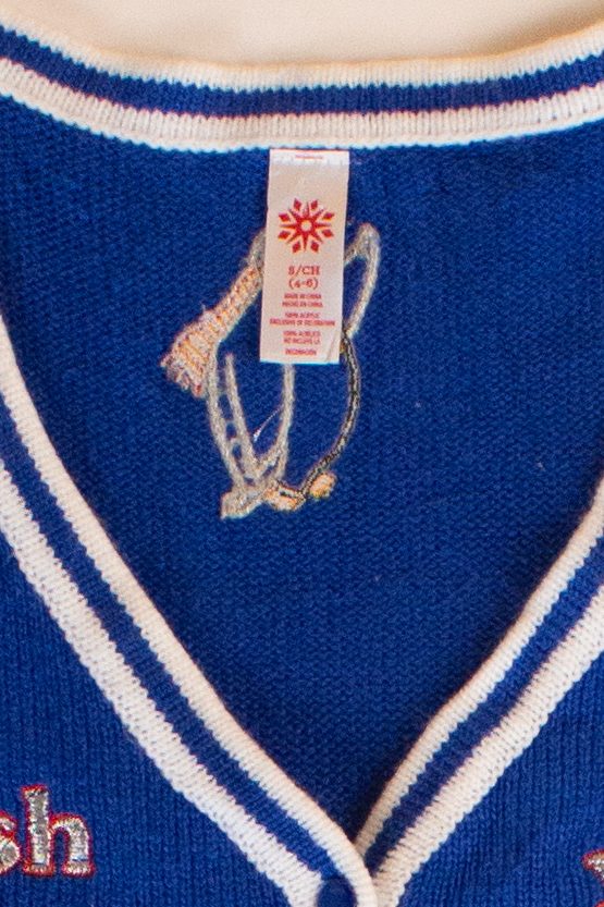 "I fish you a Merry Christmas" Ugly Christmas Vest (2010s) - Image 3